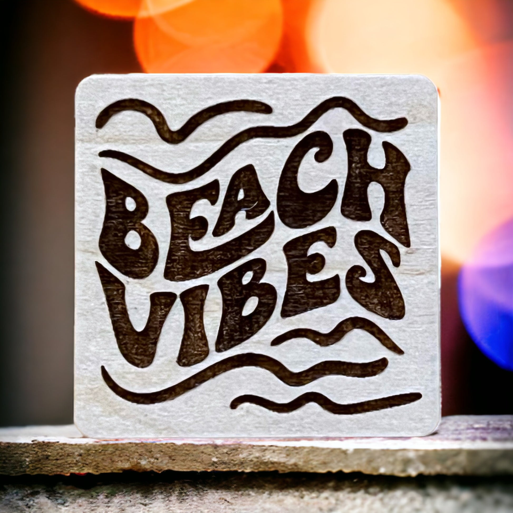 Magnets for Home Work School Office, Gift for Outdoorsy Person, Hiking Beach Waves Sun, Paintable Magnet for Crafts, Boho Coastal Wood Decor