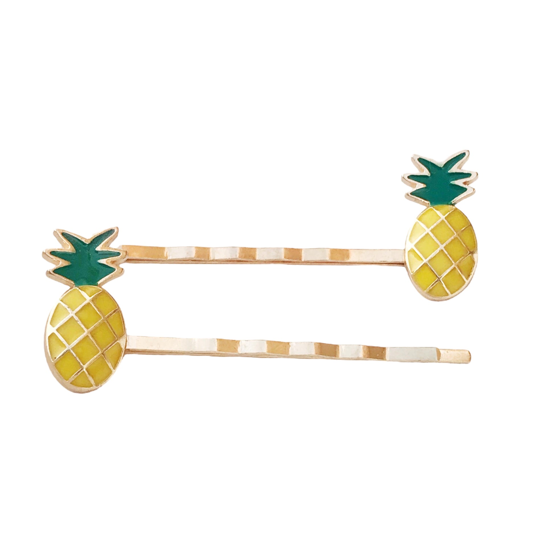 Enamel Pineapple Bobby Pins: Sweet Accessories for Fun & Flirty Hairstyles