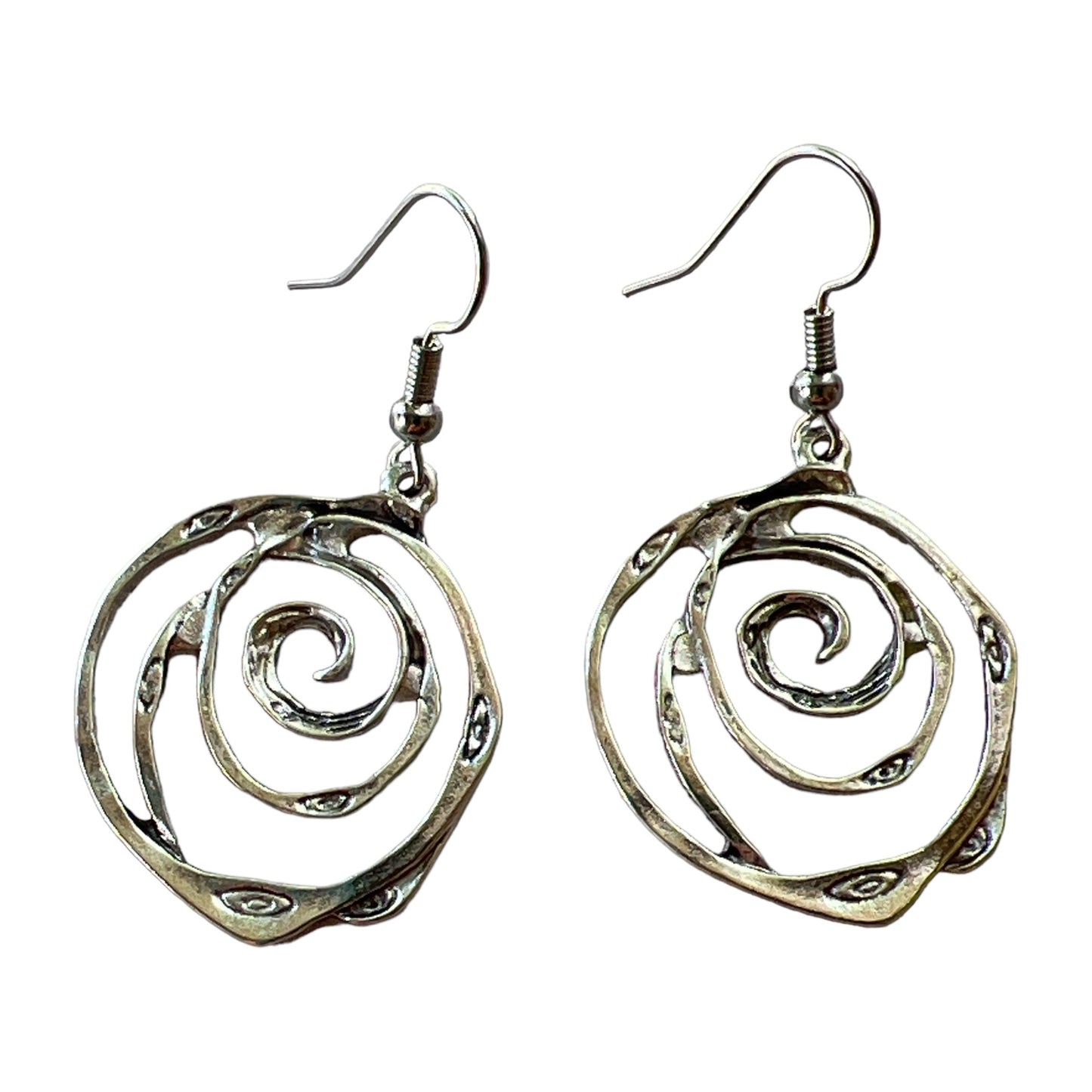 Silver Swirl Earrings: Elegant Stylish Accessories