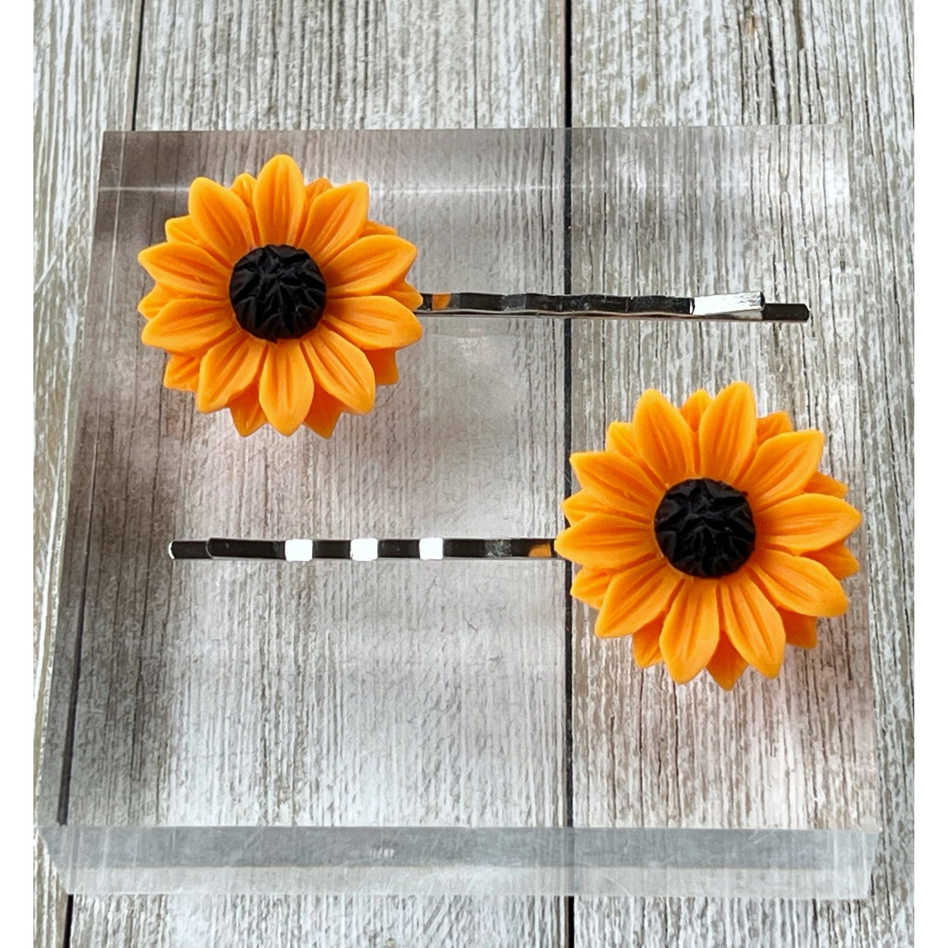 Boho Hippie Sunflower Floral Hair Pins for Women - Stylish Accessories for Bohemian Hairdos