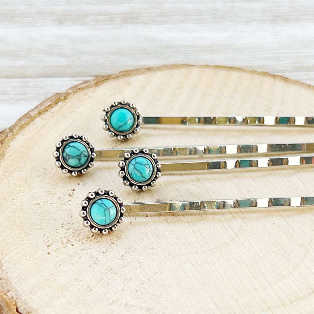 16Pcs Western Turquoise Hair Pins Southwestern Country Cowgirl Bobby Pins  Cowboy Hat Boot Cactus Star Lightning Hair Clips Barrettes Boho Women Girl