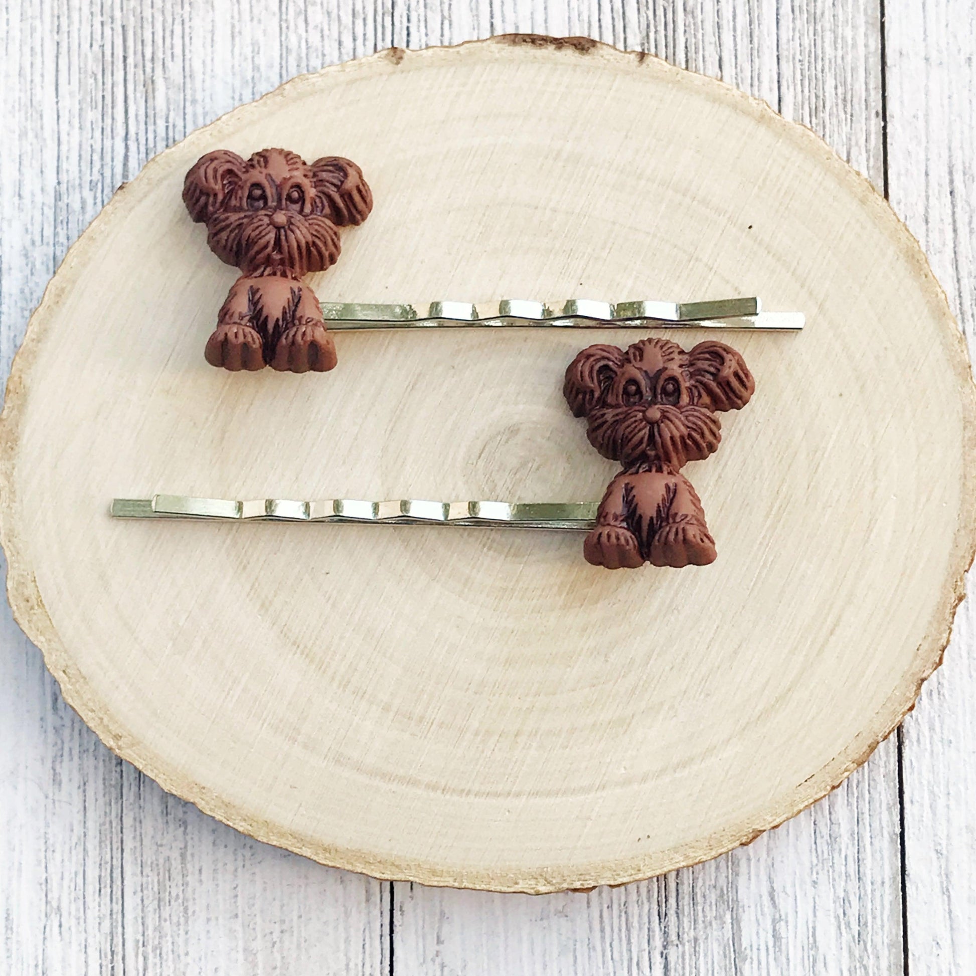 Brown Dog Hair Pins: Charming Accessories for Dog Lovers