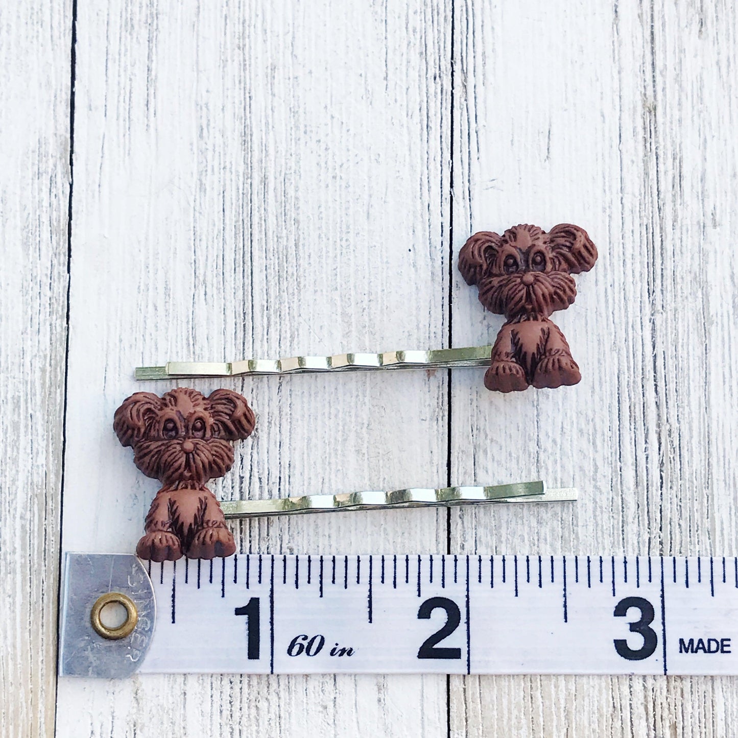 Brown Dog Hair Pins: Charming Accessories for Dog Lovers