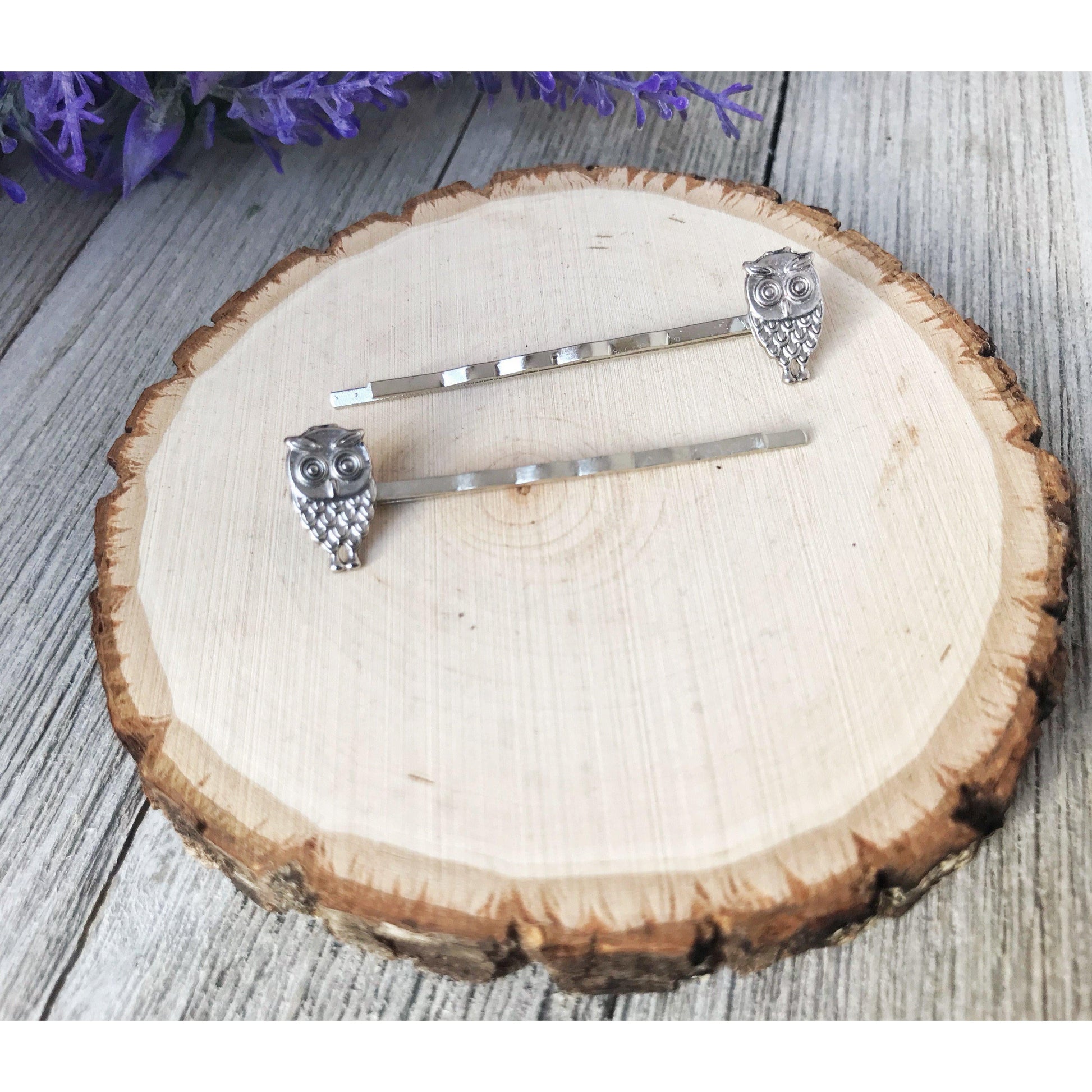 Small Silver Owl Bobby Pins: Stylish & Whimsical Accessories for Your Hair