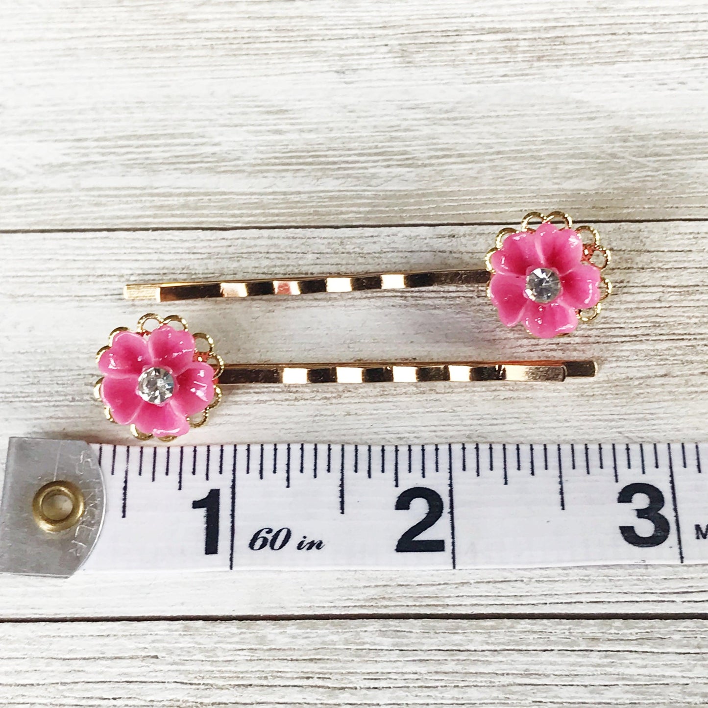 Pink Flower Hair Pin, Wedding Hair Jewelry, Flower Hair Pin, Bridal Hair Accessories Flower Bobby Pin