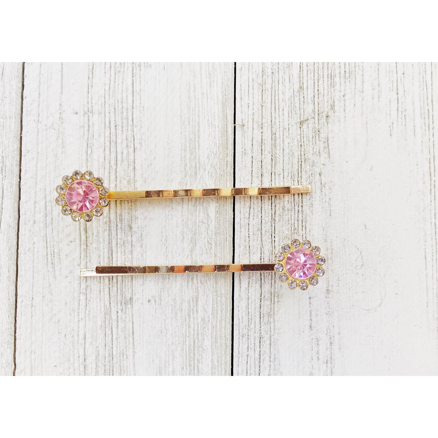 Pink Rhinestone Hair Pins, Womens Hair Pin, Hair Pins For Woman, Mothers Day Gifts, Decorative Bobby Pin, Womans Hair Clip, Wedding Hair Pin