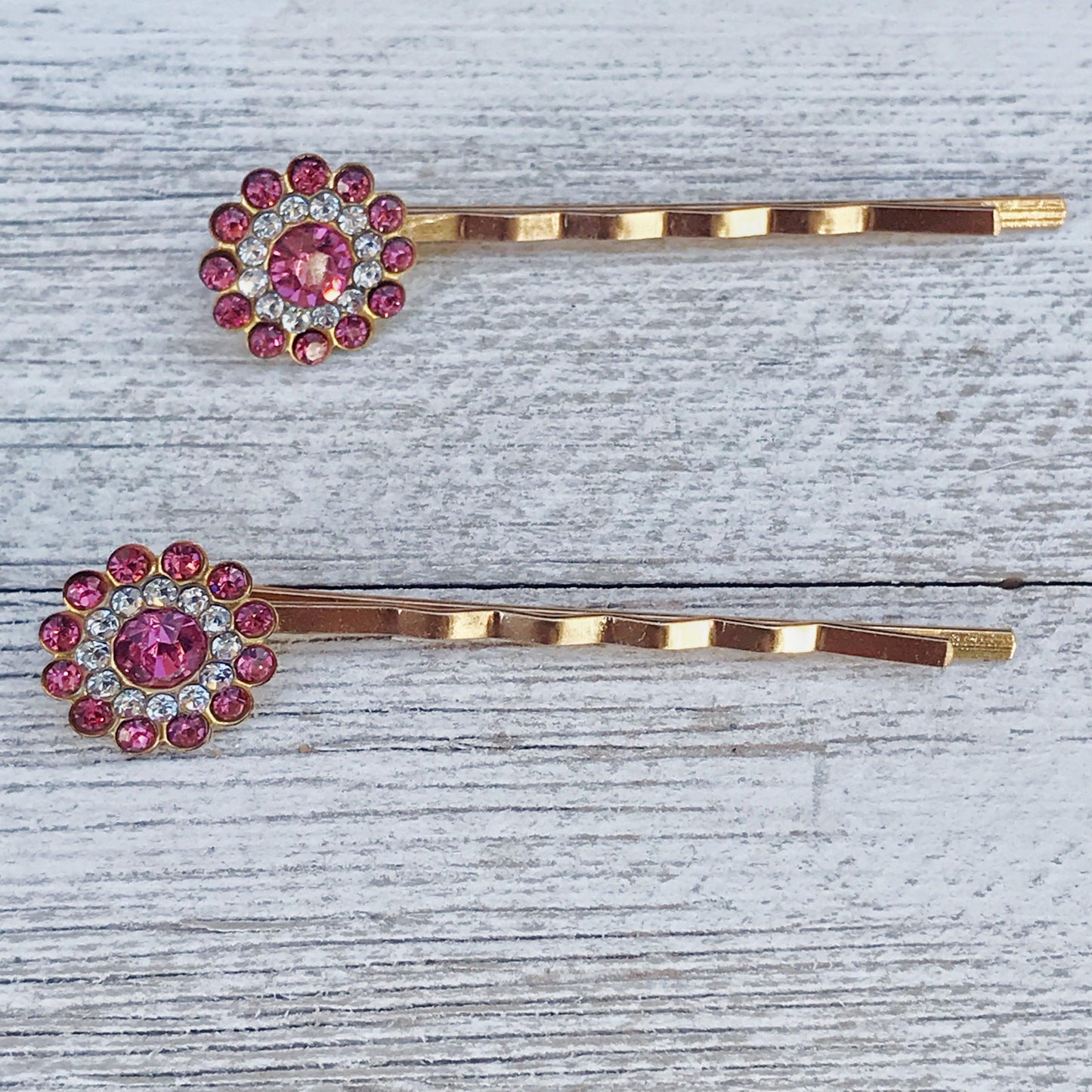 Pink Rhinestone Hair Pins, Womens Hair Pin, Hair Pins For Woman, Mothers Day Gifts, Decorative Bobby Pin, Womans Hair Clip, Wedding Hair Pin