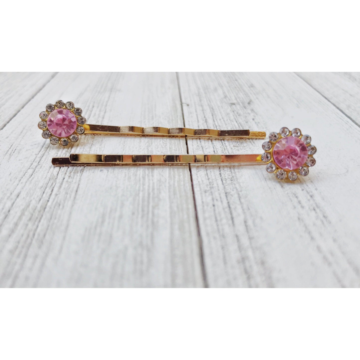 Pink Rhinestone Hair Pins, Womens Hair Pin, Hair Pins For Woman, Mothers Day Gifts, Decorative Bobby Pin, Womans Hair Clip, Wedding Hair Pin