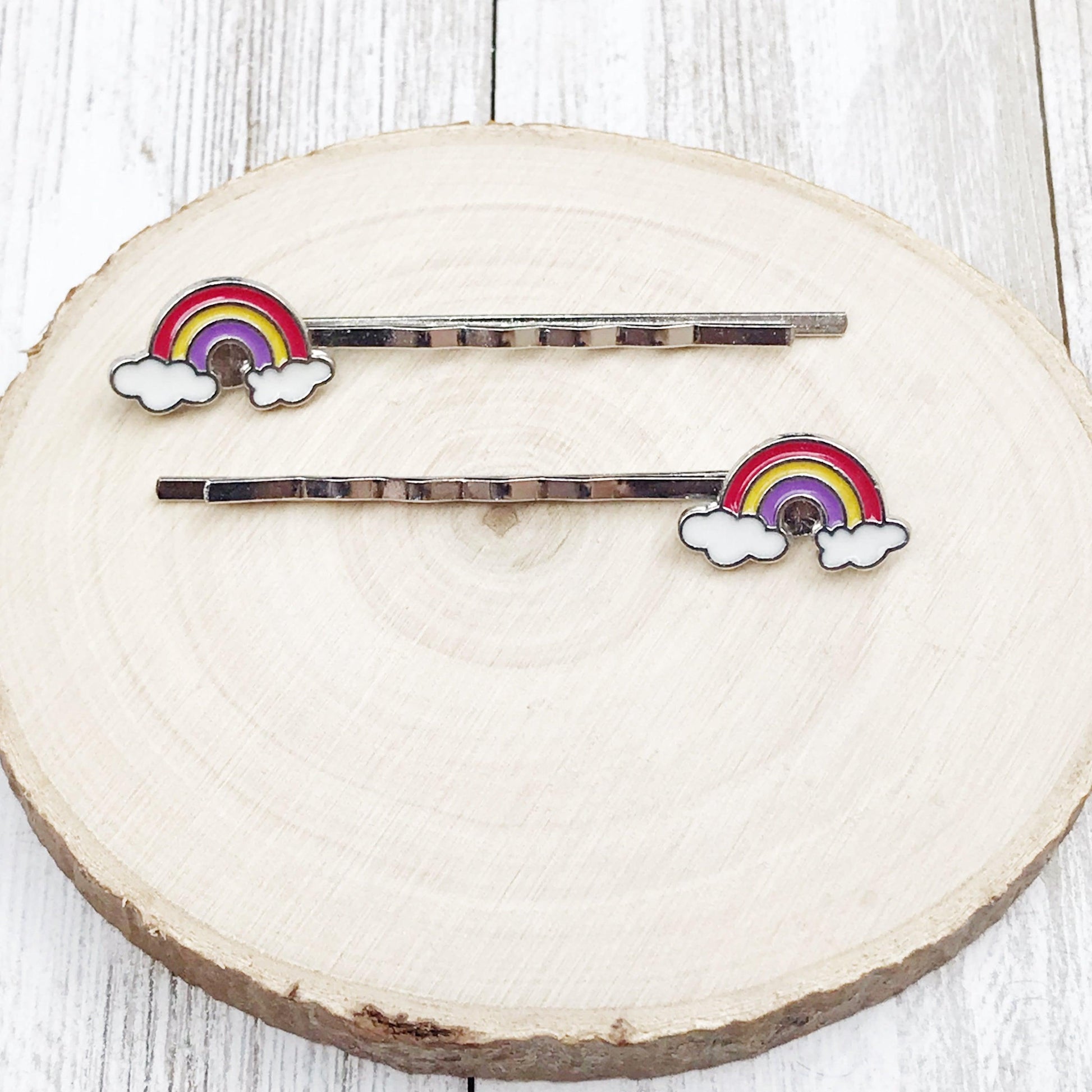 Rainbow Hair Pins