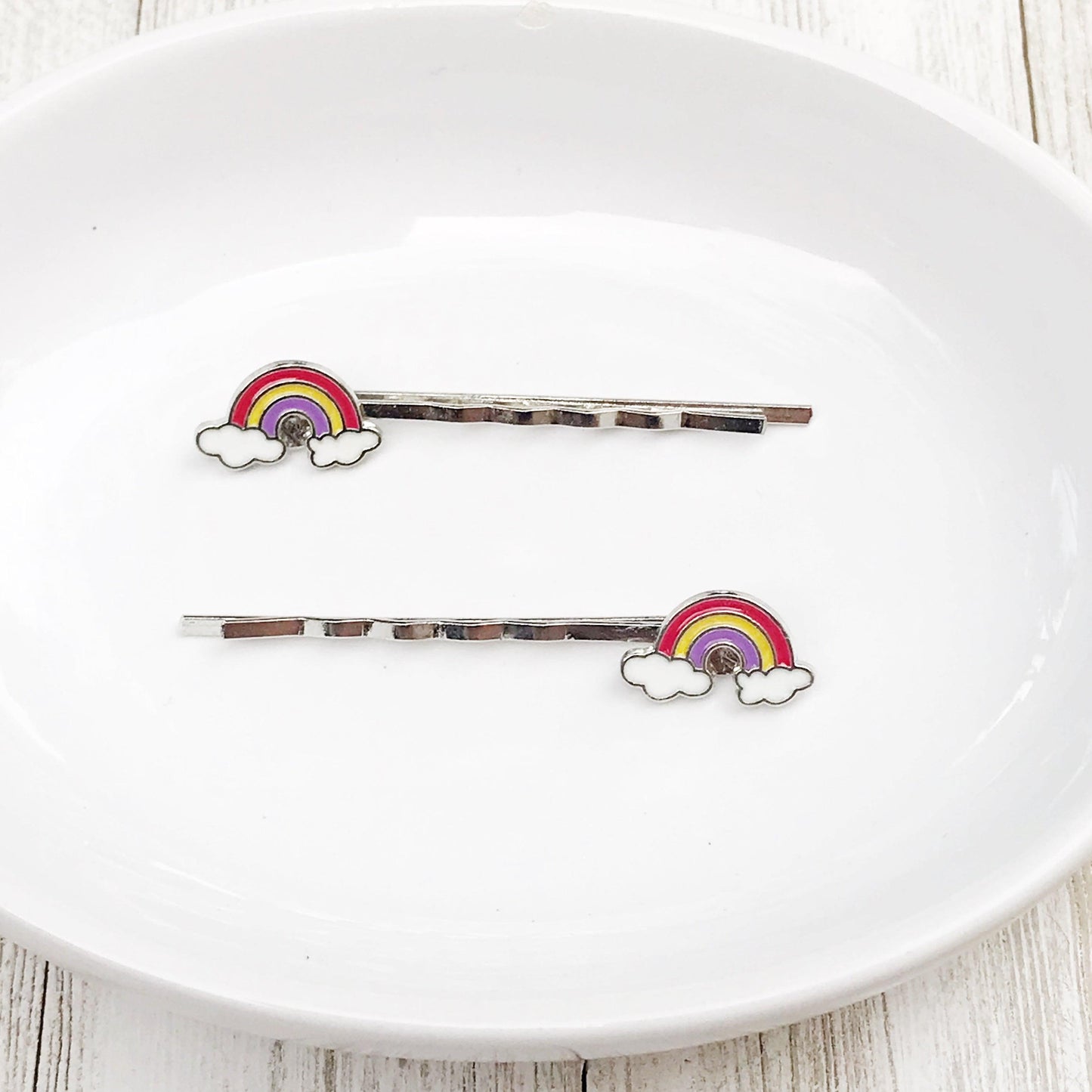 Rainbow Hair Pins