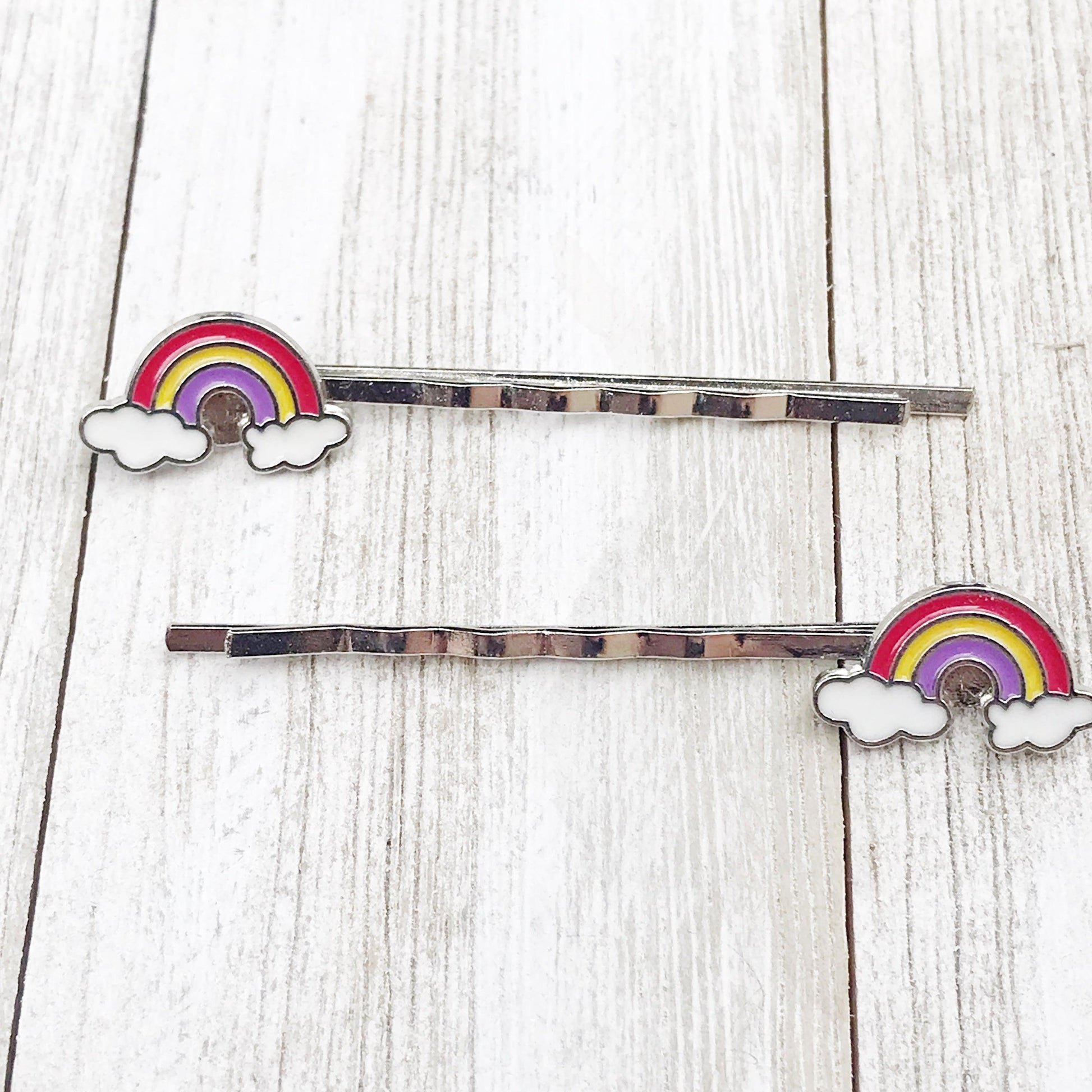 Rainbow Hair Pins