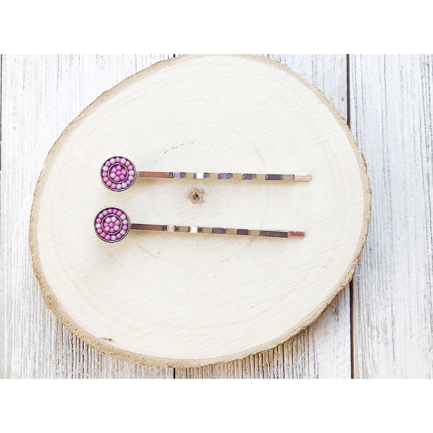 Seed Bead Hair Pins, Boho Hair Pin, Beaded Barrettes, Womens Hair Pin, Decorative Bobby Pin, Womens Hair Accessories, Southwestern Hair Pins