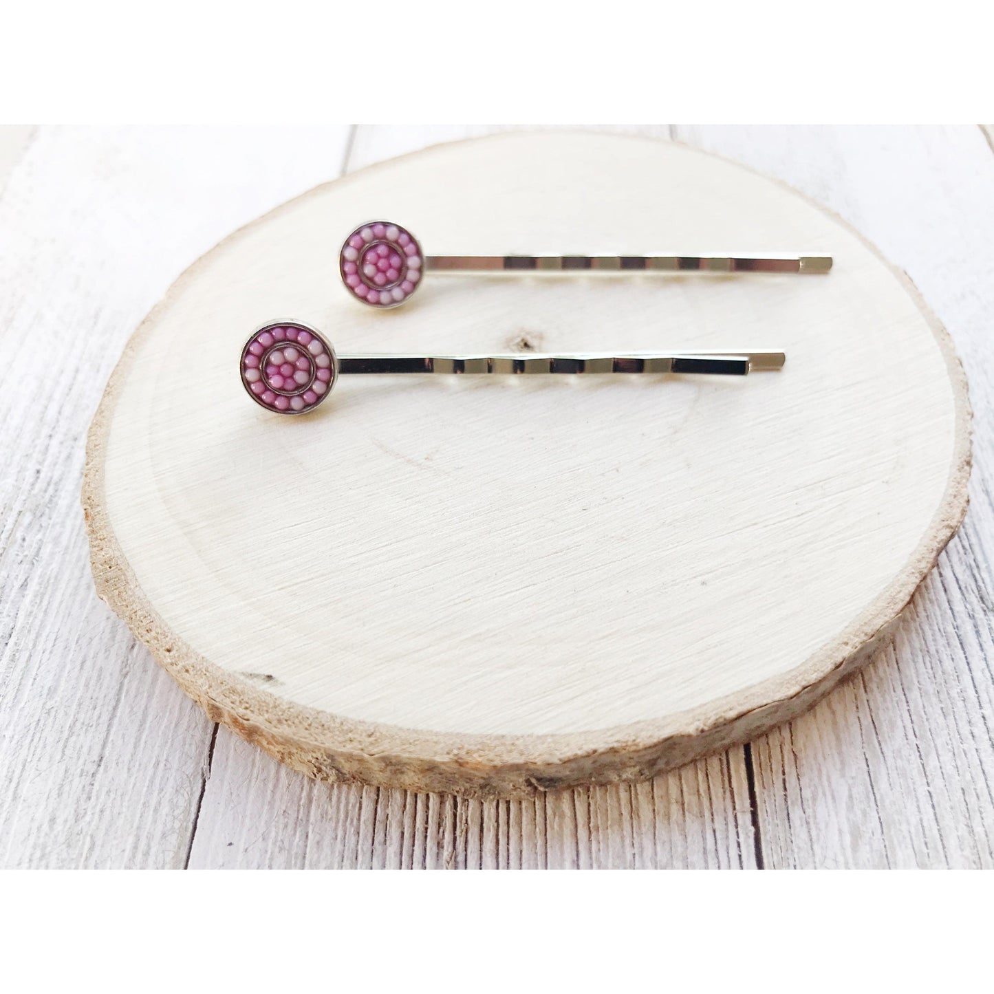 Seed Bead Hair Pins, Boho Hair Pin, Beaded Barrettes, Womens Hair Pin, Decorative Bobby Pin, Womens Hair Accessories, Southwestern Hair Pins