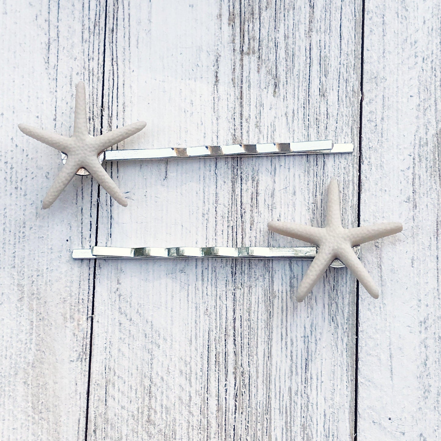 Starfish Hair Pins, Sea Shell Barrettes, Beach Wedding Hair Clips, Starfish Barrette, Beach Lover Gifts, Starfish Jewelry, Womens Bobby Pins