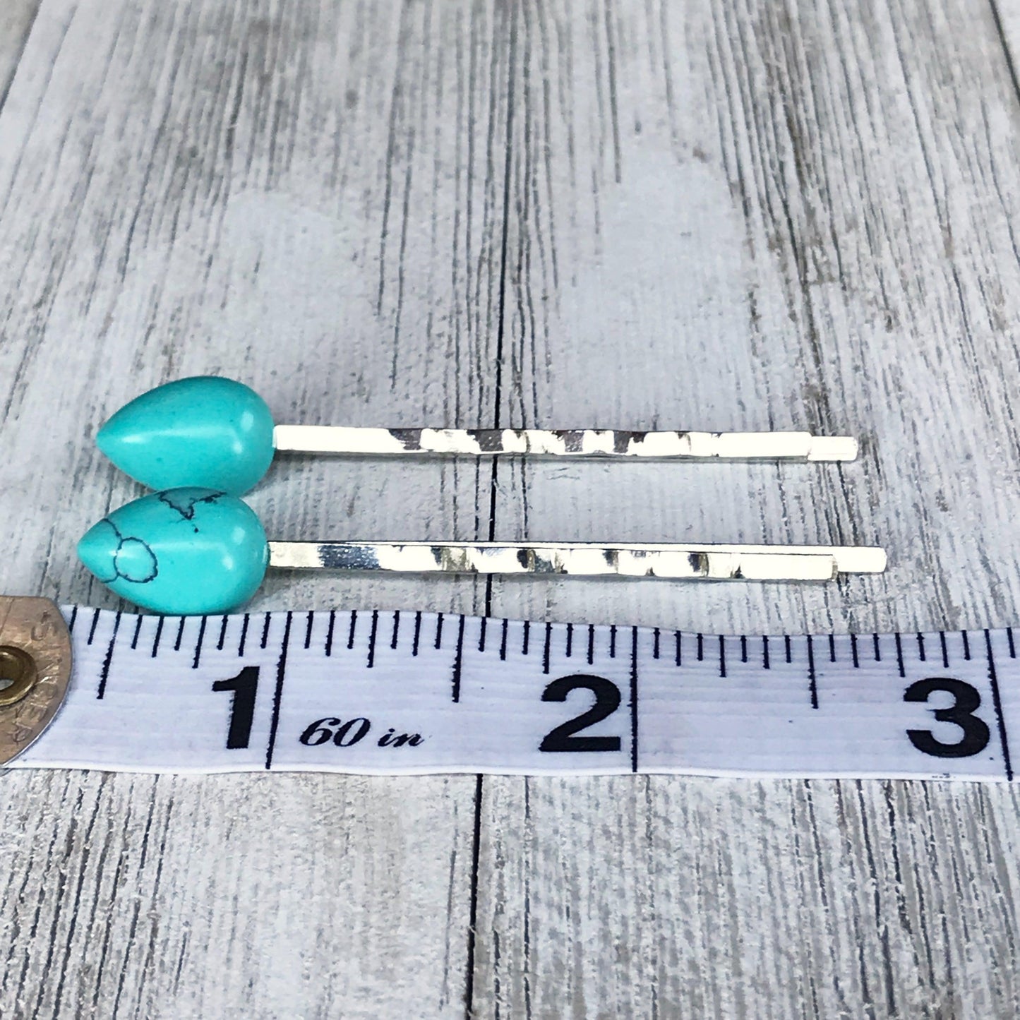 Turquoise Hair Pin, Western Hair Pin, Cowgirl Hair Pin, Decorative Bobby Pin, Womens Hair Accessories, Southwestern Hair Pin, Boho Hair Clip