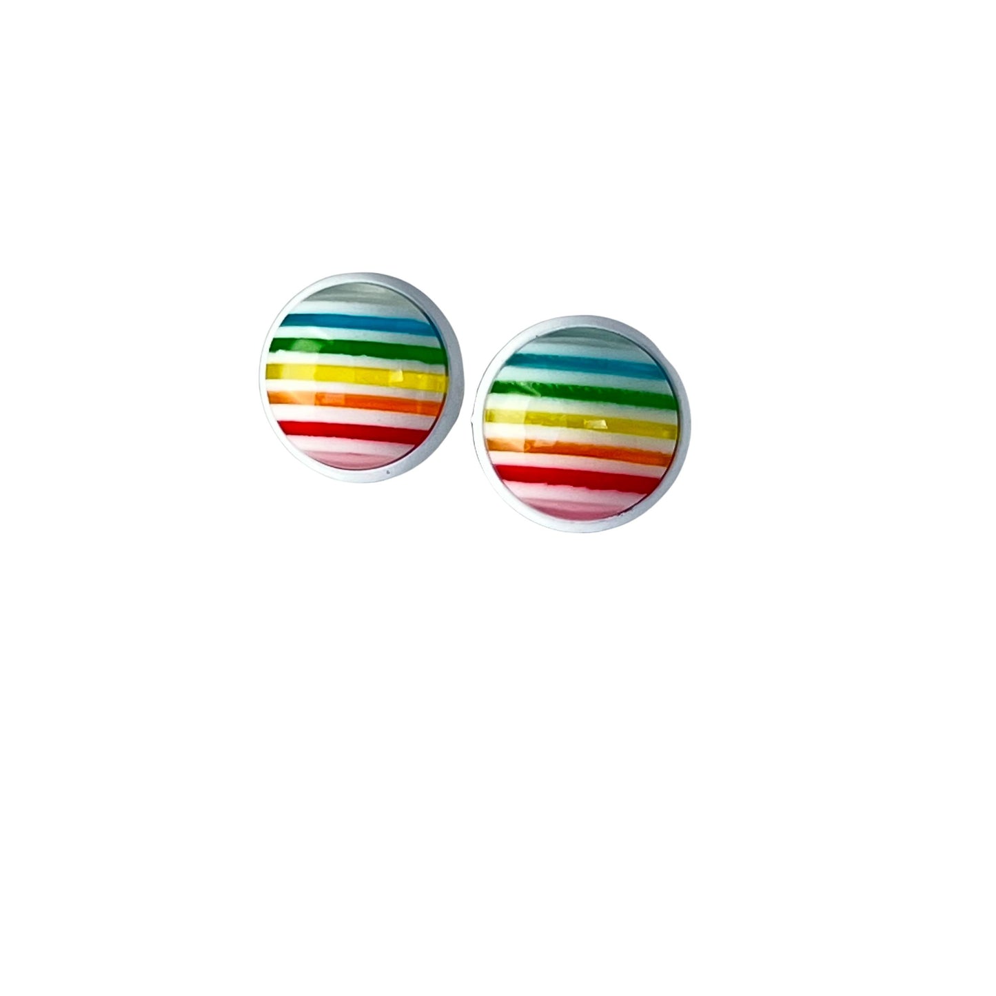 Rainbow Striped Earrings: Vibrant & Playful Accessories for Every Outfit