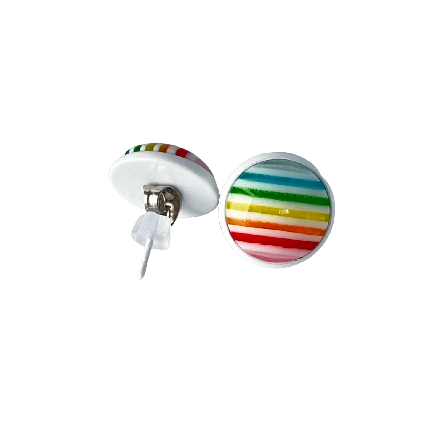 Rainbow Striped Earrings: Vibrant & Playful Accessories for Every Outfit