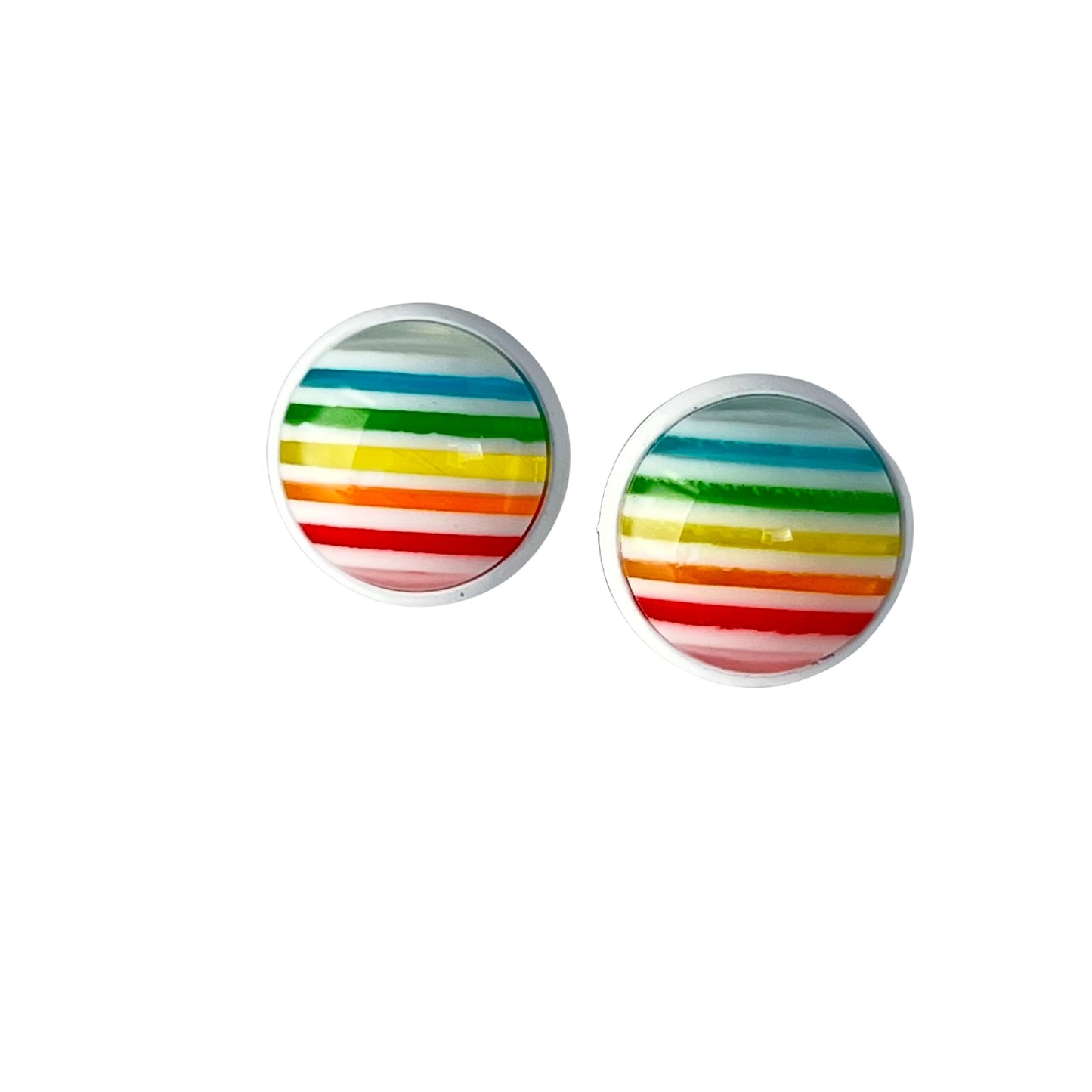 Rainbow Striped Earrings: Vibrant & Playful Accessories for Every Outfit