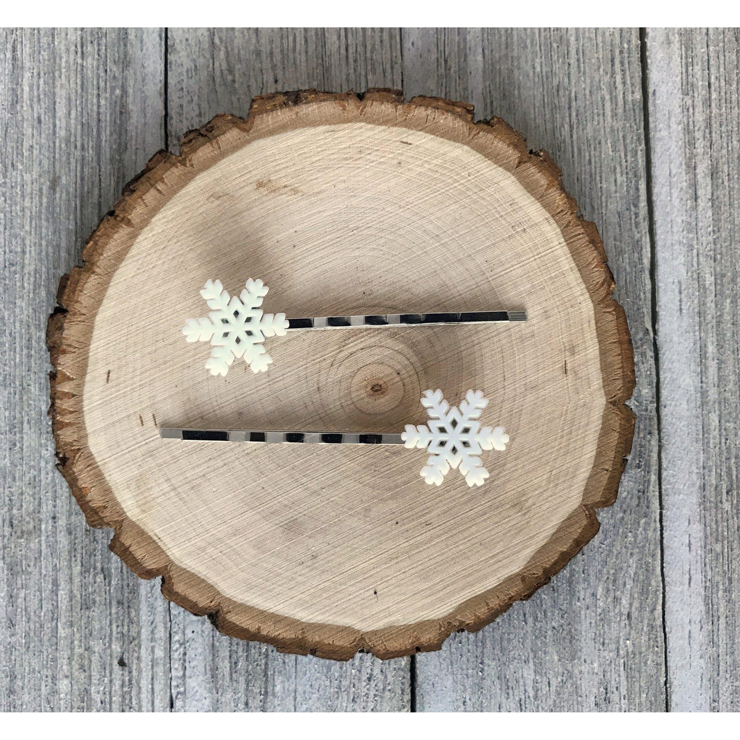 Christmas Winter Snowflake Bobby Pins