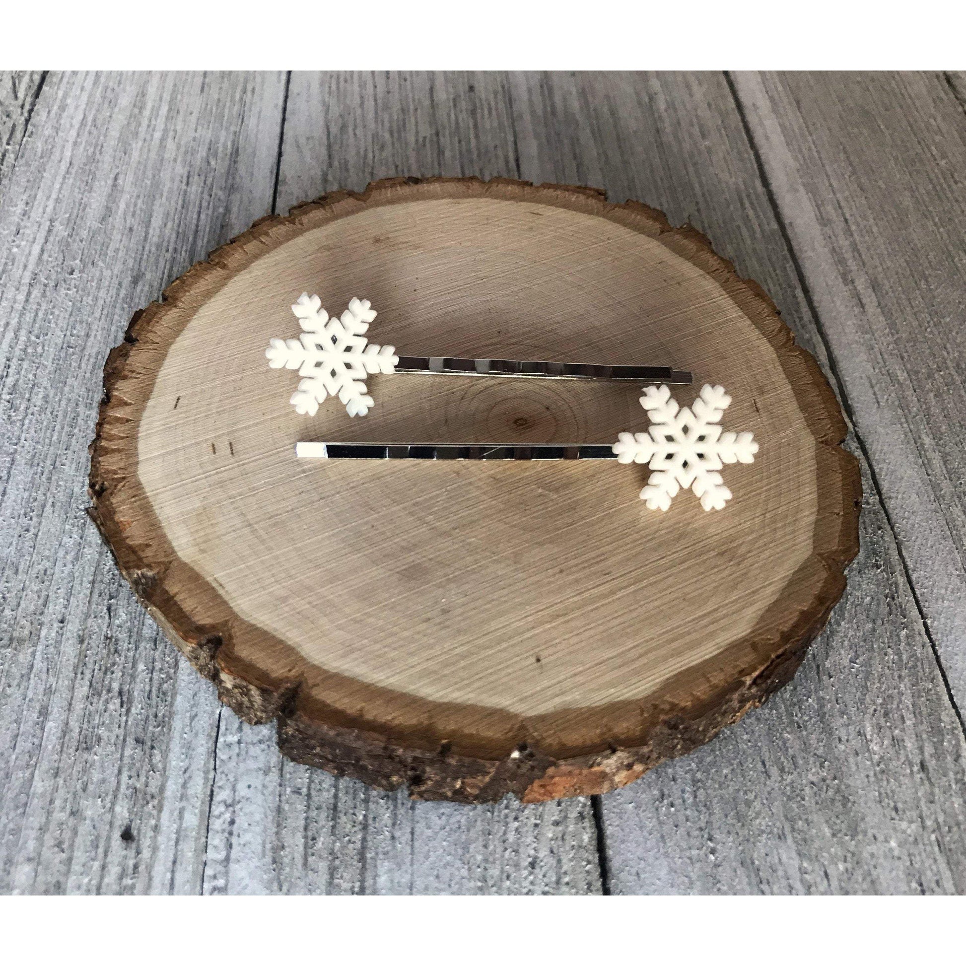 Christmas Winter Snowflake Bobby Pins