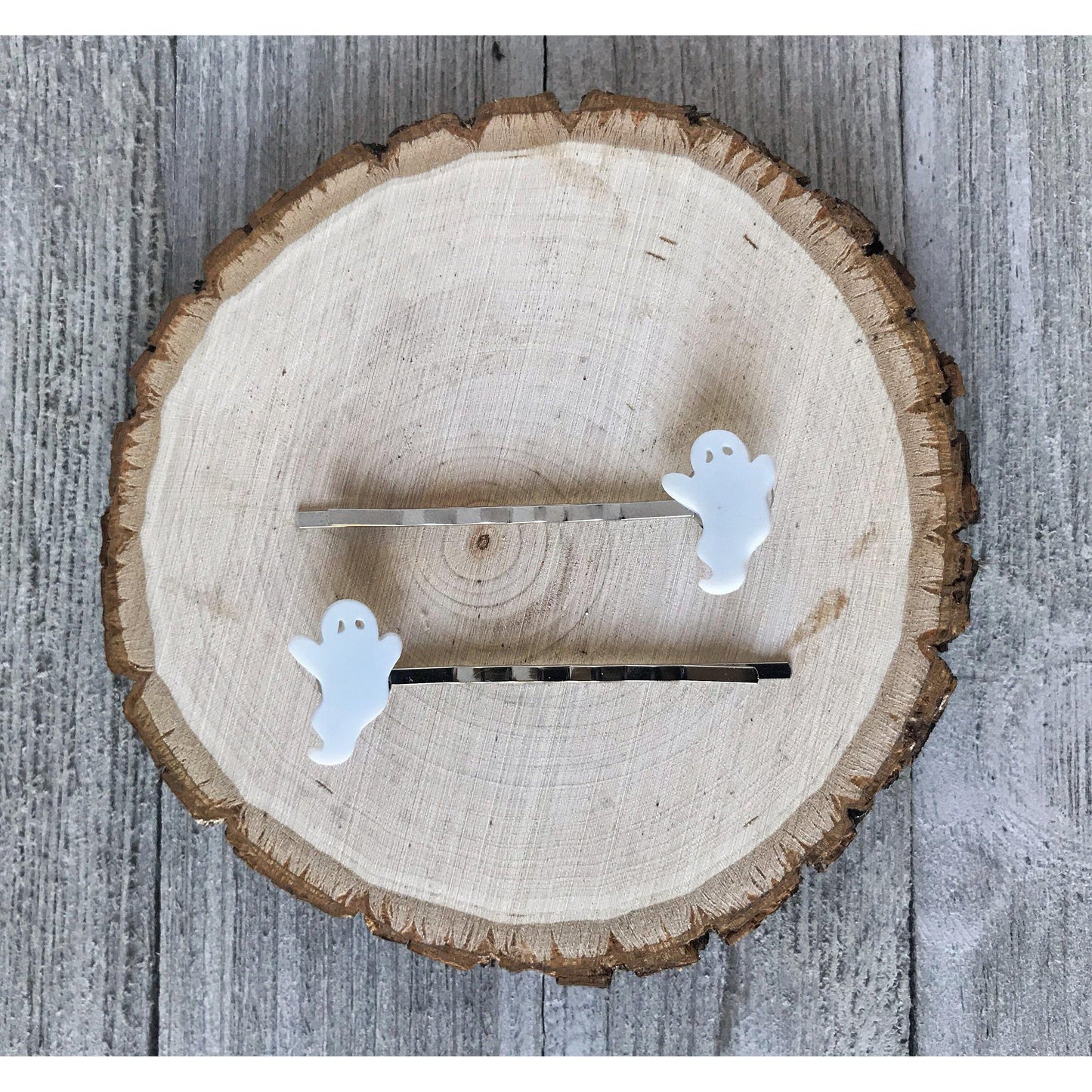 Halloween White Ghost Hair Pins