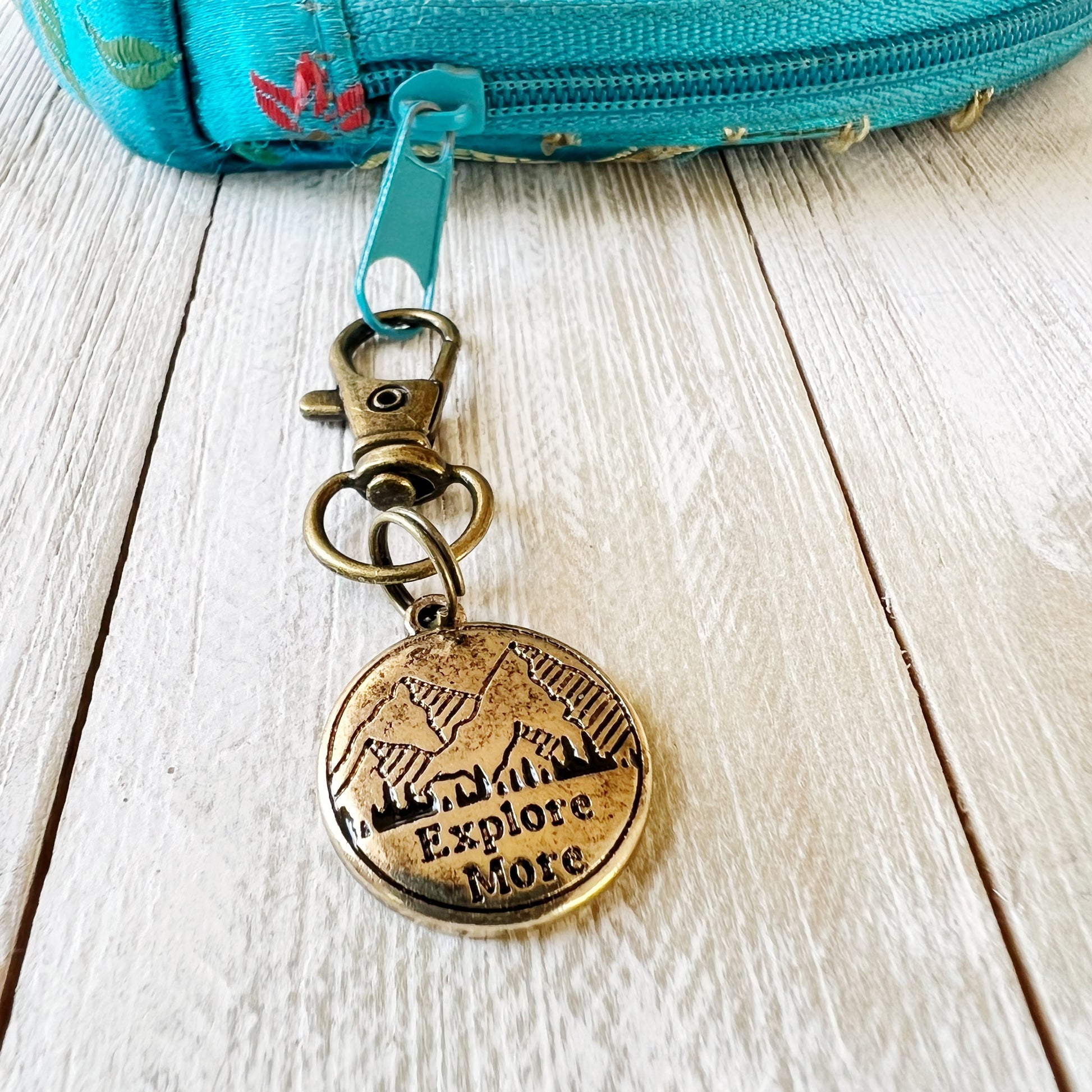 Explore More Zipper Pull Keychain Purse Charms - Adventure-inspired Accessories