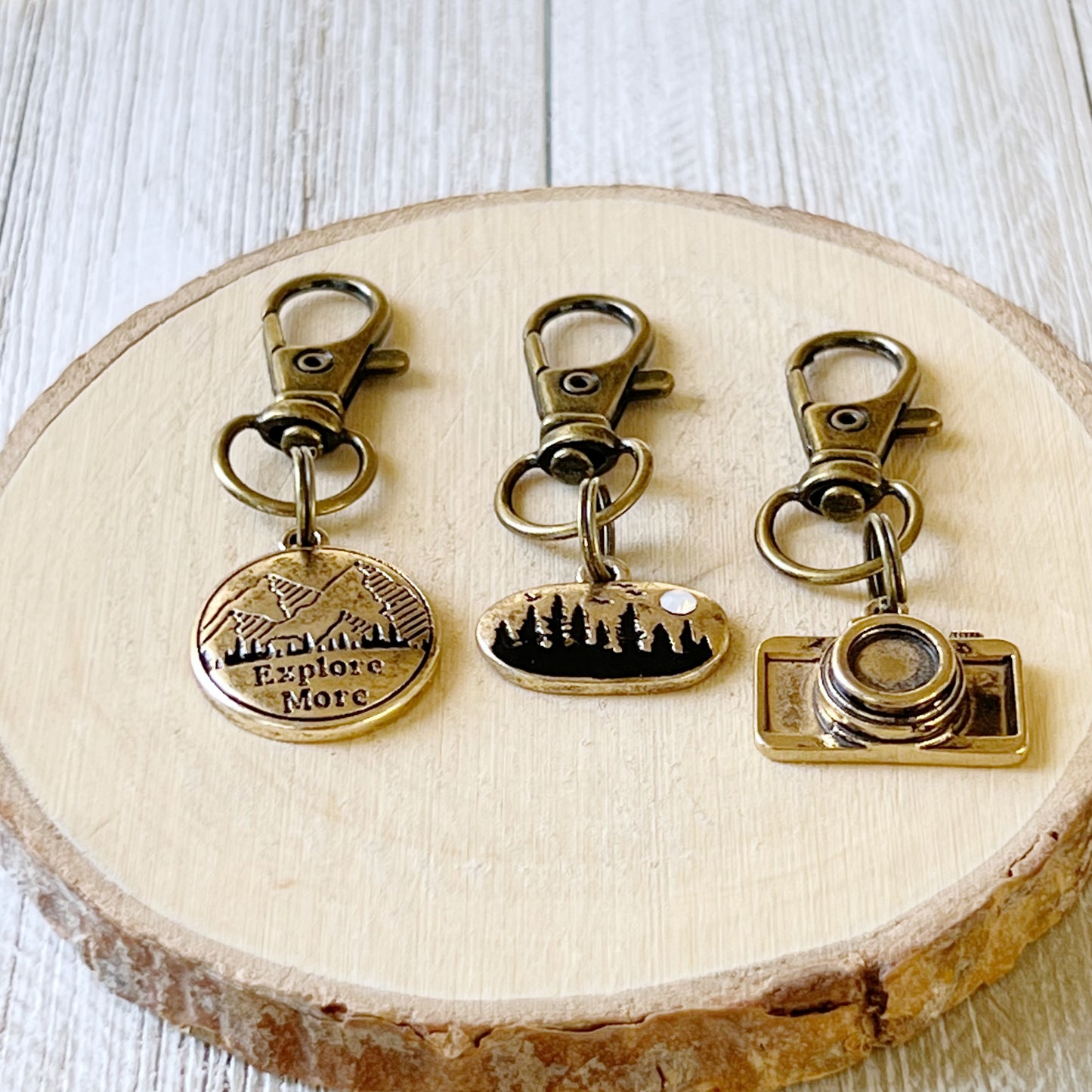 Explore More Zipper Pull Keychain Purse Charms - Adventure-inspired Accessories