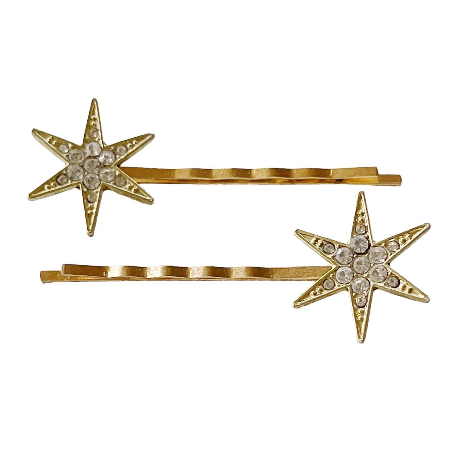 Gold Star Hair Bobby Pins