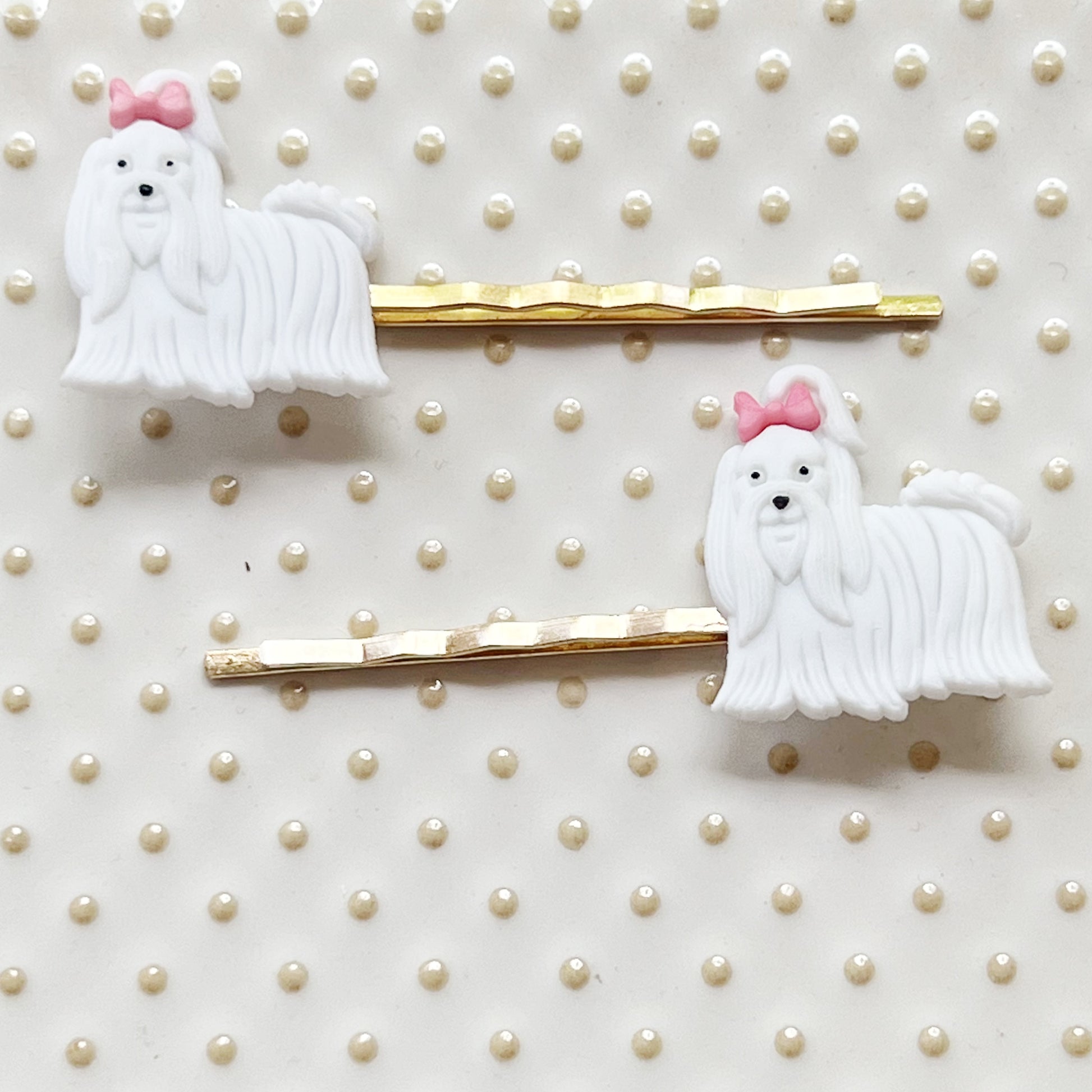 White Dog Hair Pins: Charming Accessories for Dog Lovers