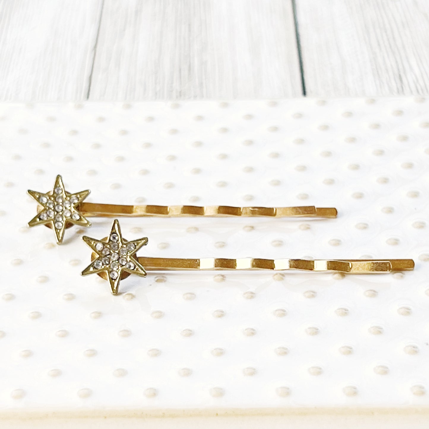 Small Gold Star Hair Bobby Pins