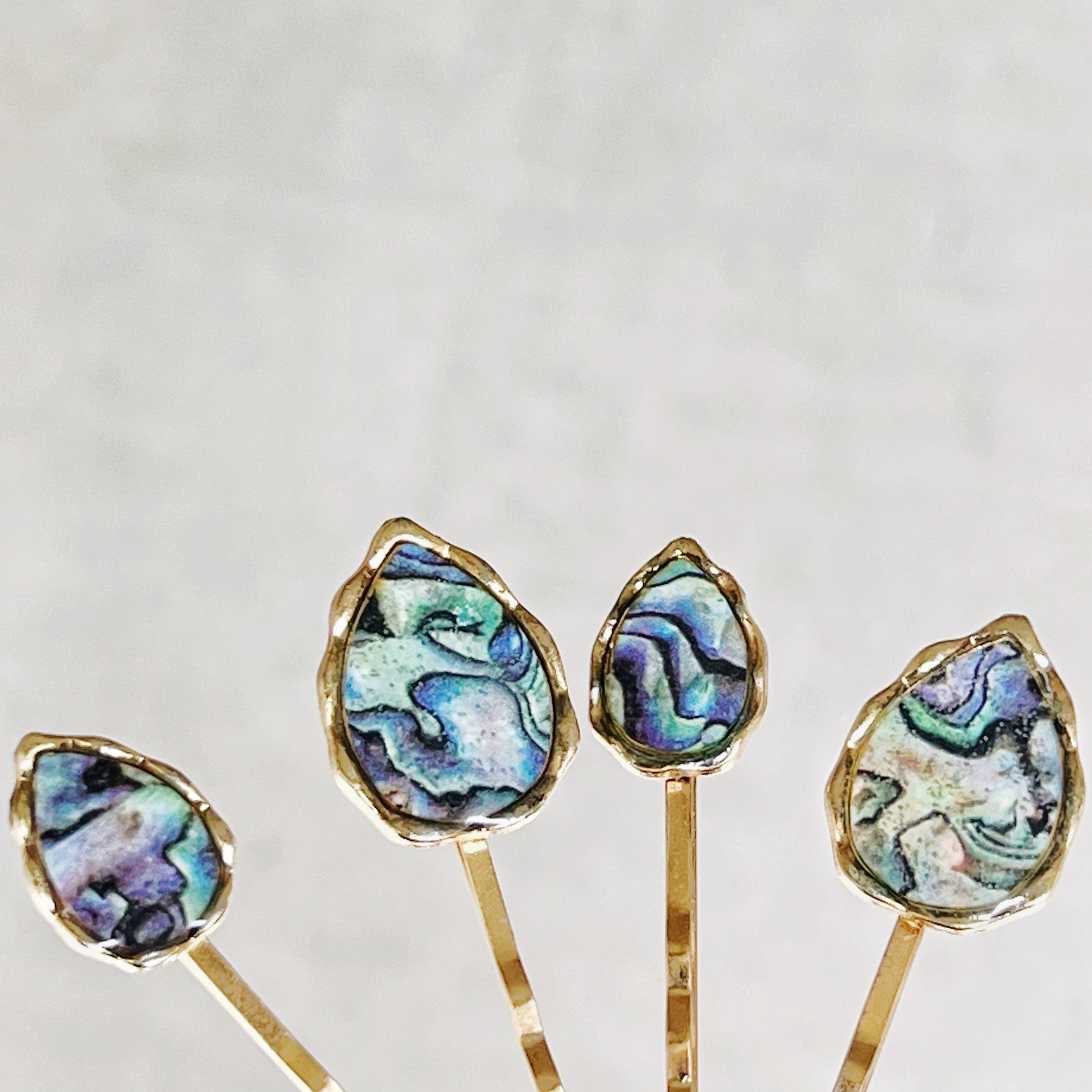 Women's Abalone Sea Shell Hair Pins