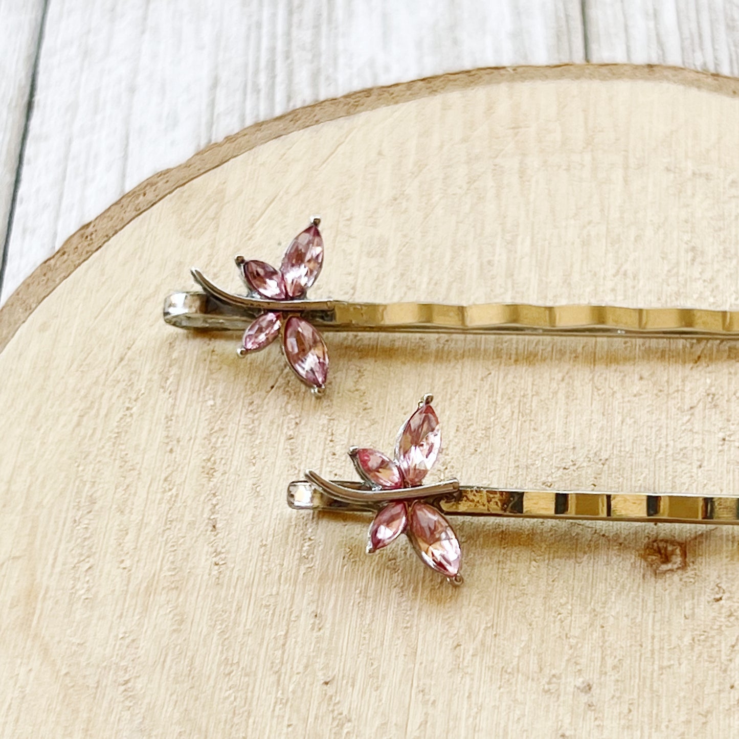 Pink Dragonfly Hair Pin, Hair Pins For Woman, Womens Hair Clip, Womens Bobby Pins, Dragonfly Bobby Pin, Rhinestone Hair Pin, Womans Barrettes