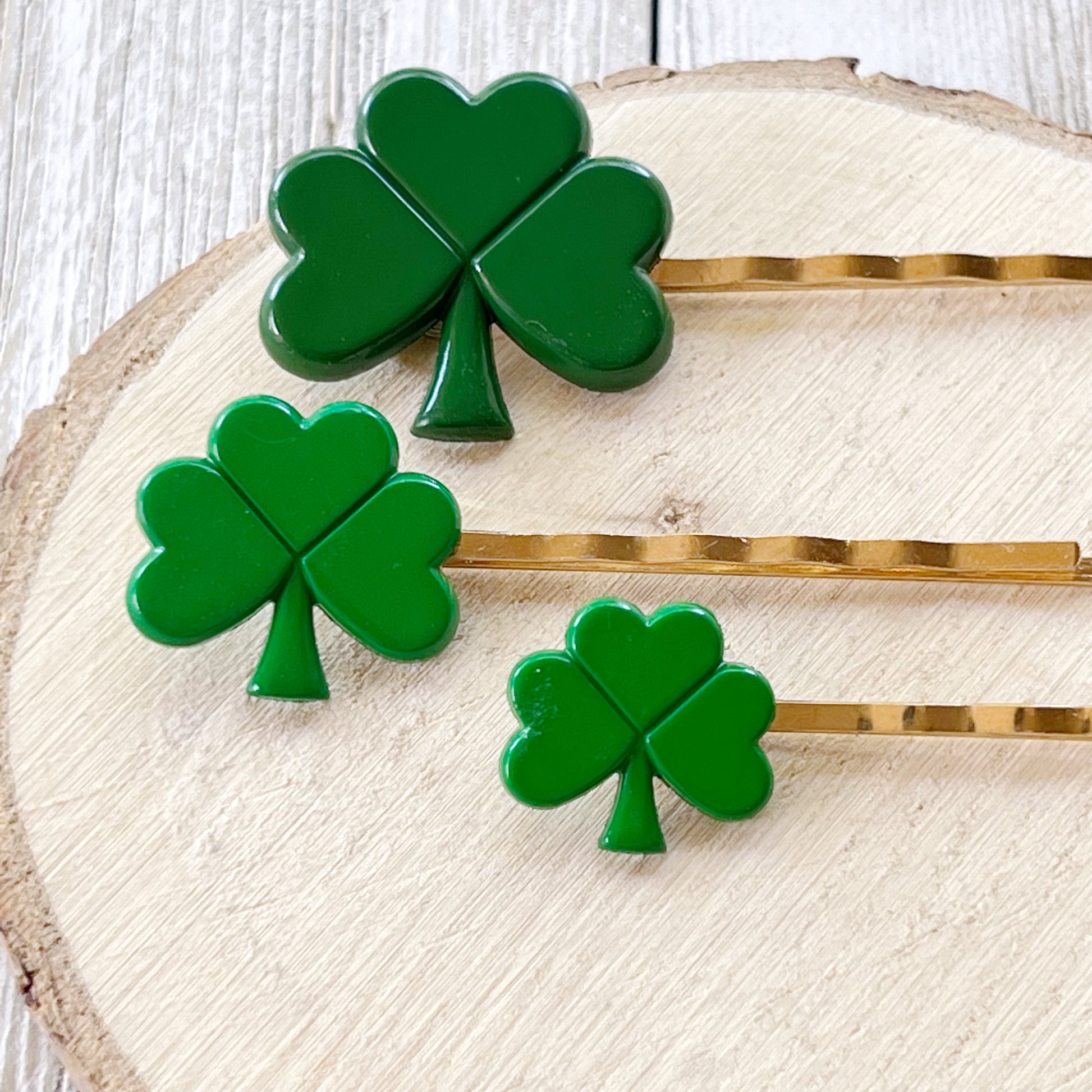 St Patricks Day Hair Pin, Green Flower Hair Pin, Floral Bobby Pin, Women Hair Clip, Decorative Hair Pin, Hair Pin for Women, Womens Barrette