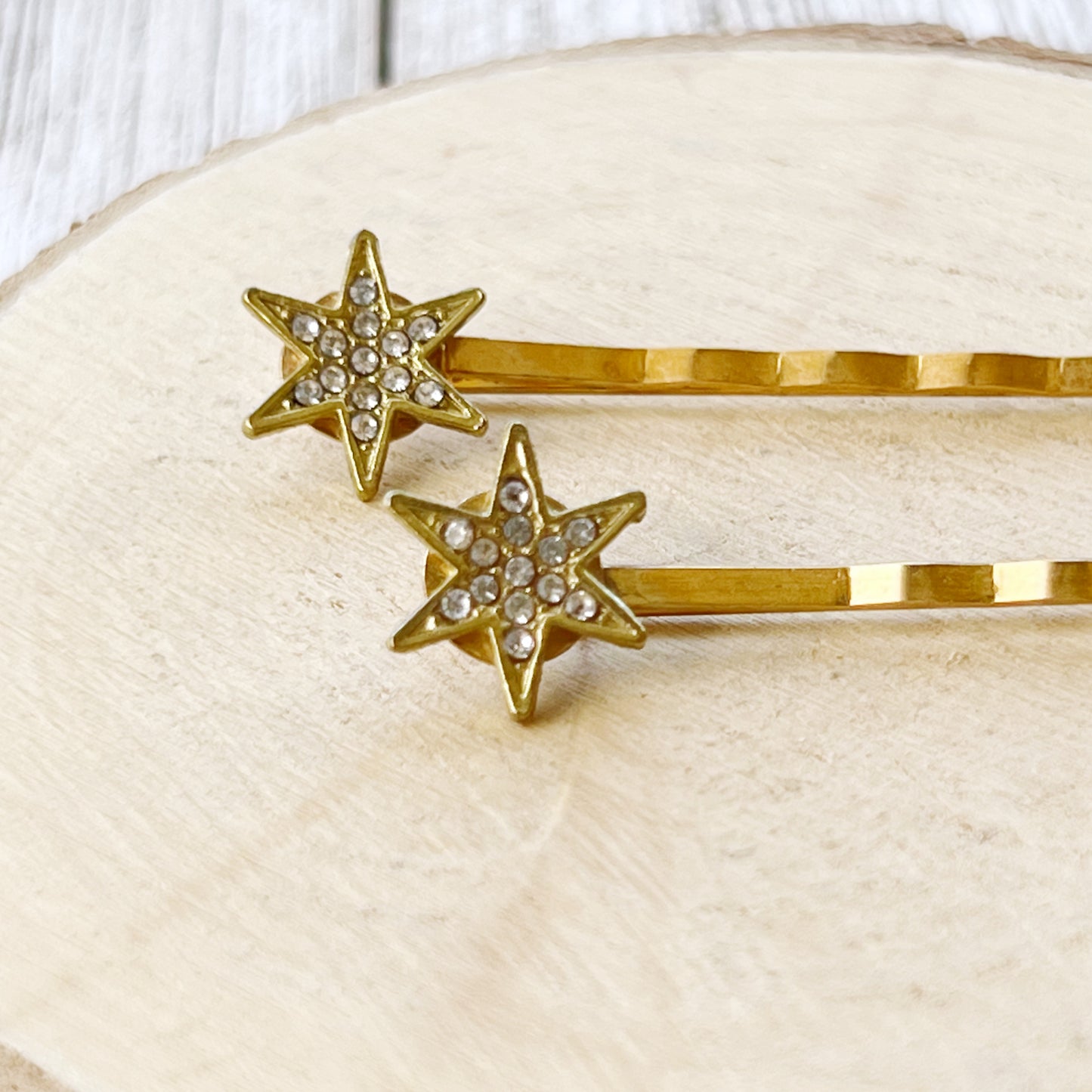 Small Gold Star Hair Bobby Pins