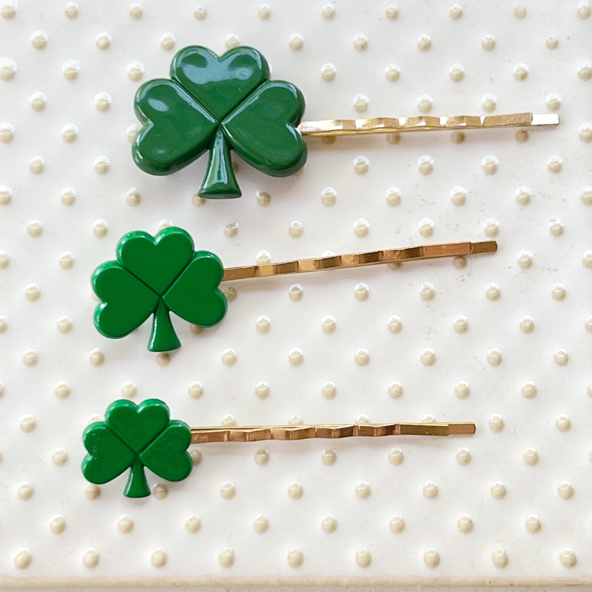 St Patricks Day Hair Pin, Green Flower Hair Pin, Floral Bobby Pin, Women Hair Clip, Decorative Hair Pin, Hair Pin for Women, Womens Barrette