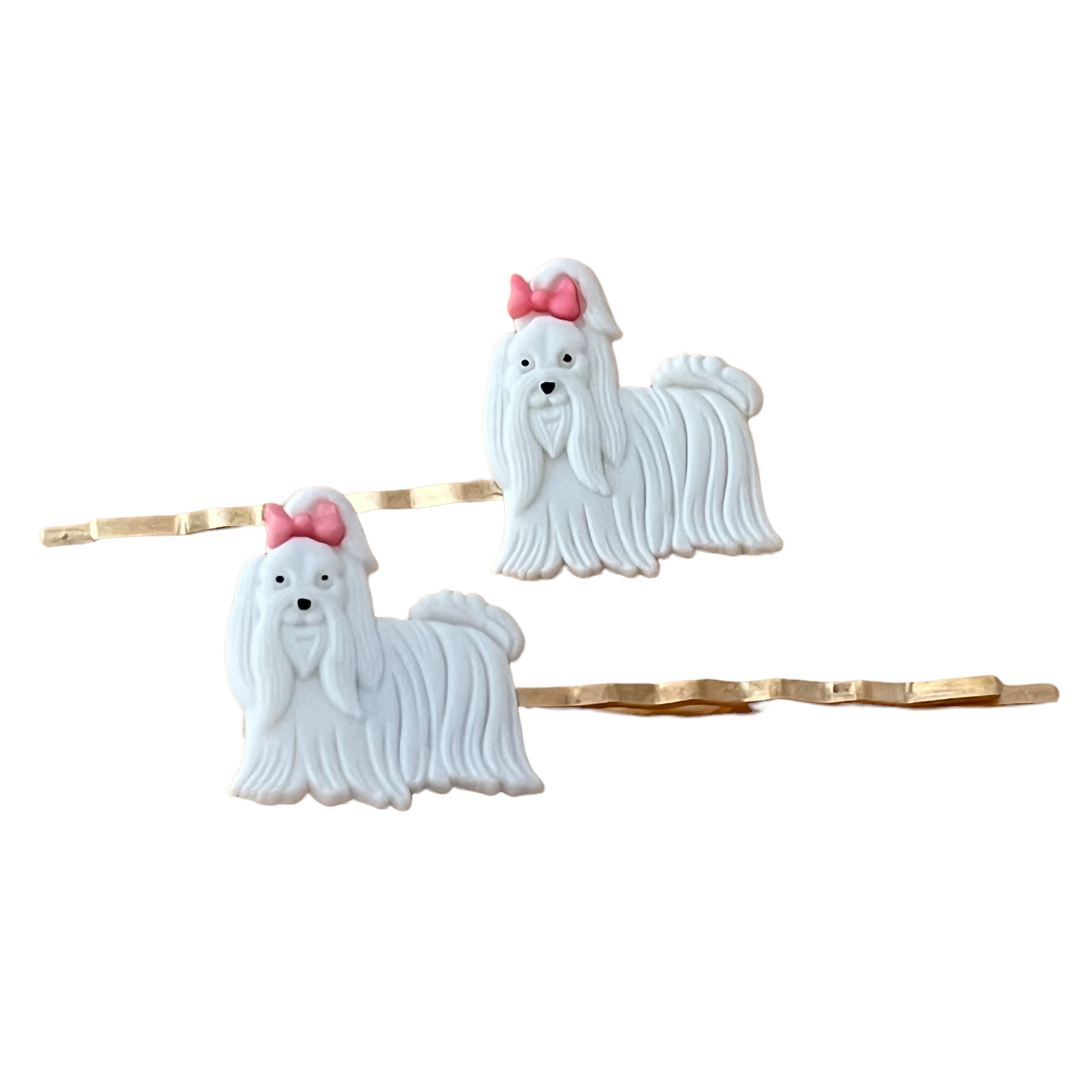 White Dog Hair Pins: Charming Accessories for Dog Lovers