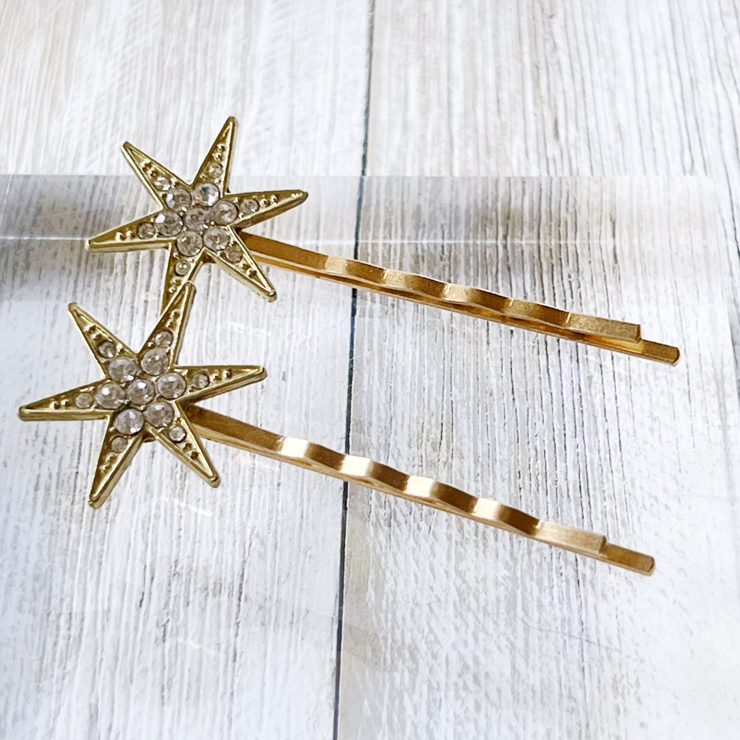 Gold Star Hair Bobby Pins