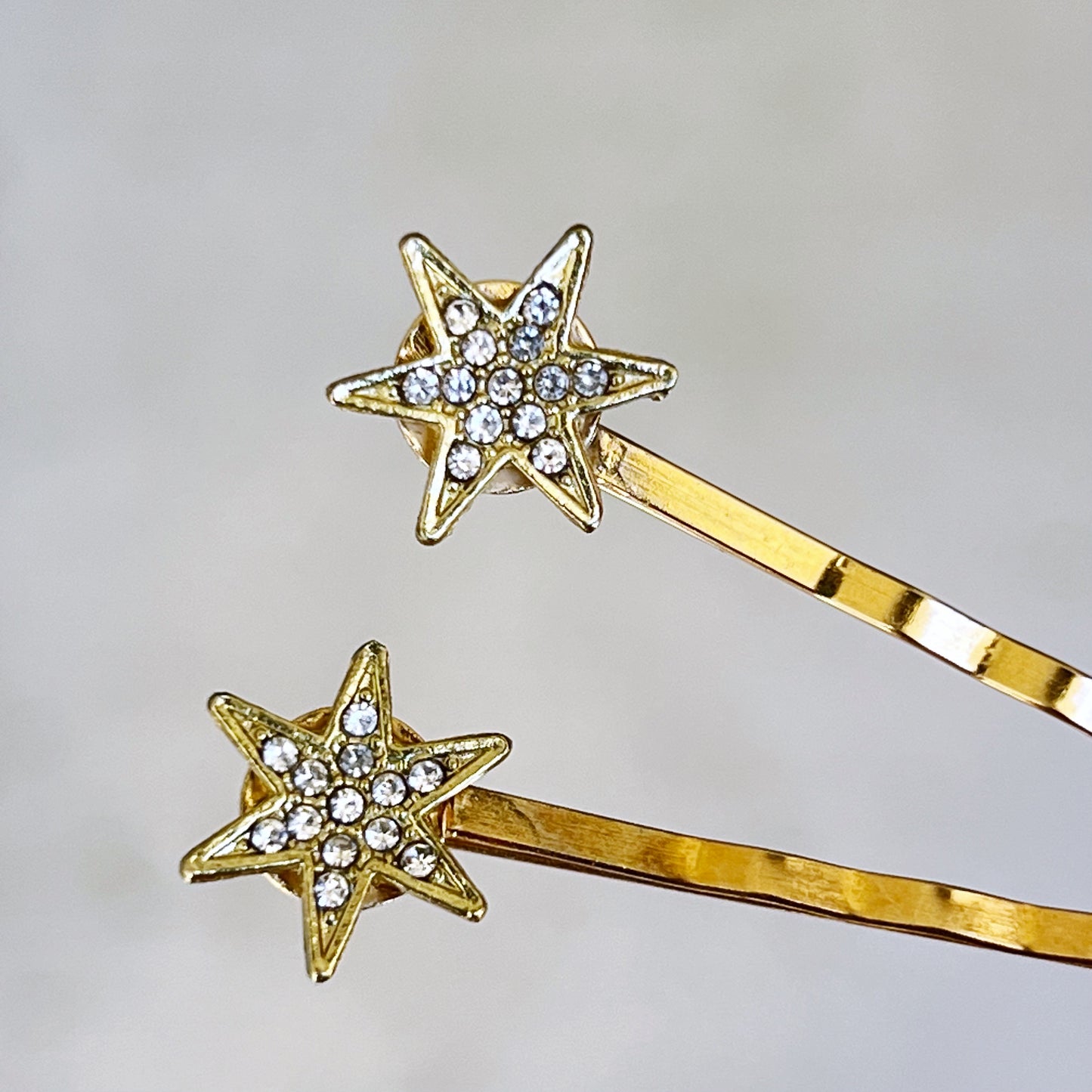 Small Gold Star Hair Bobby Pins