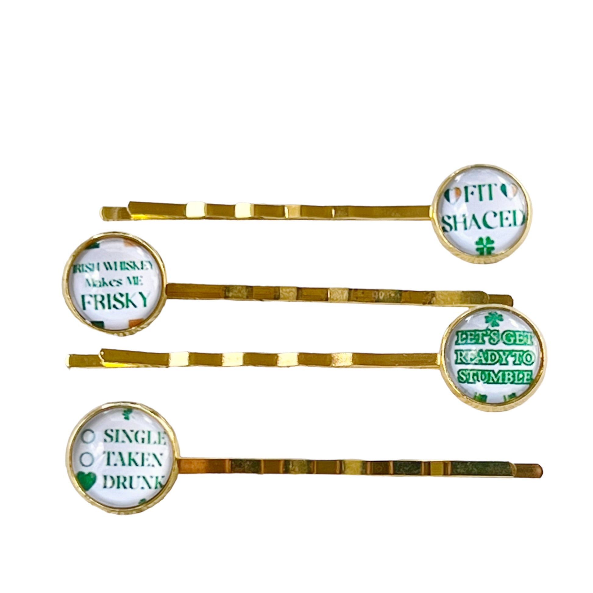 Funny Sayings St Patricks Day Hair Pins