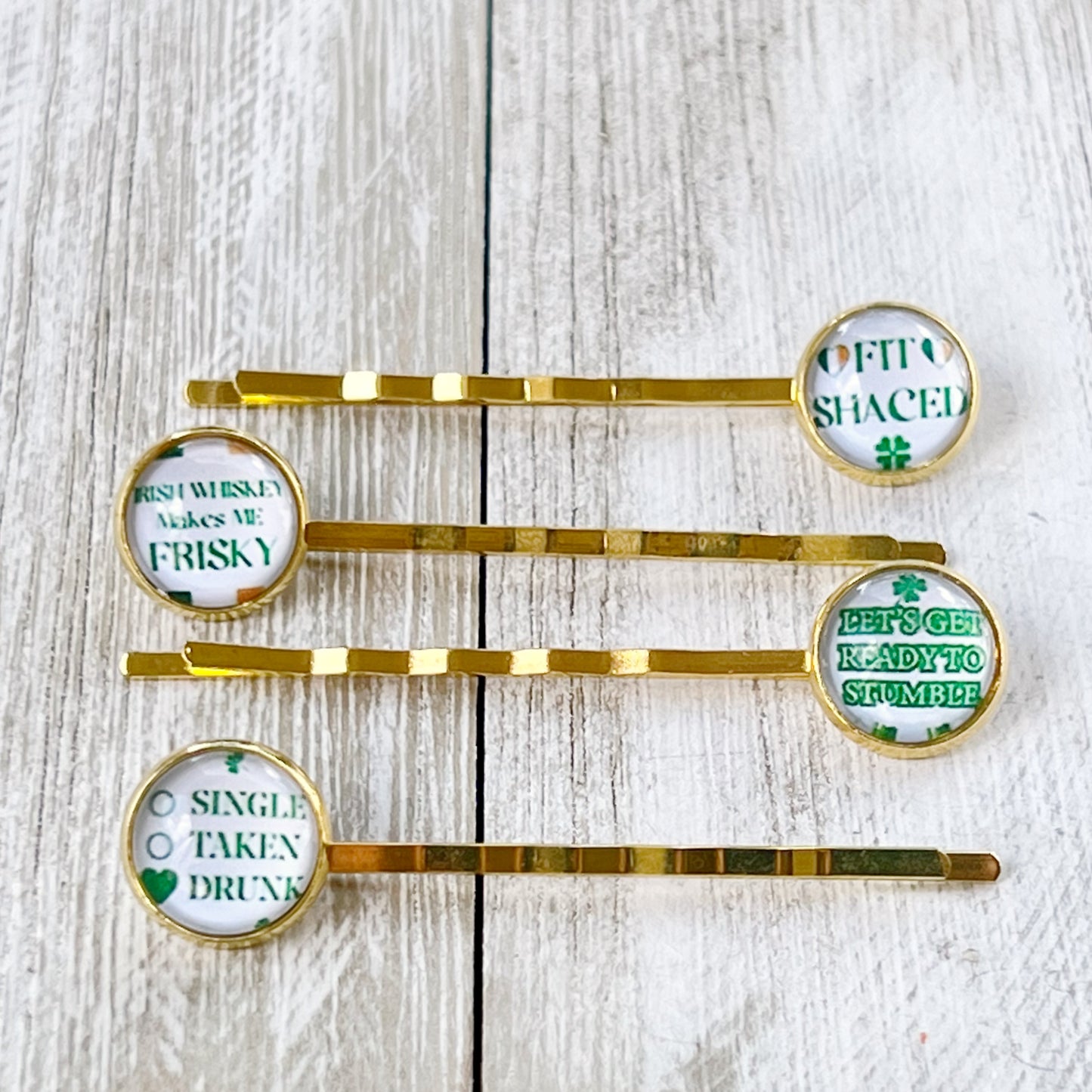 Funny Sayings St Patricks Day Hair Pins