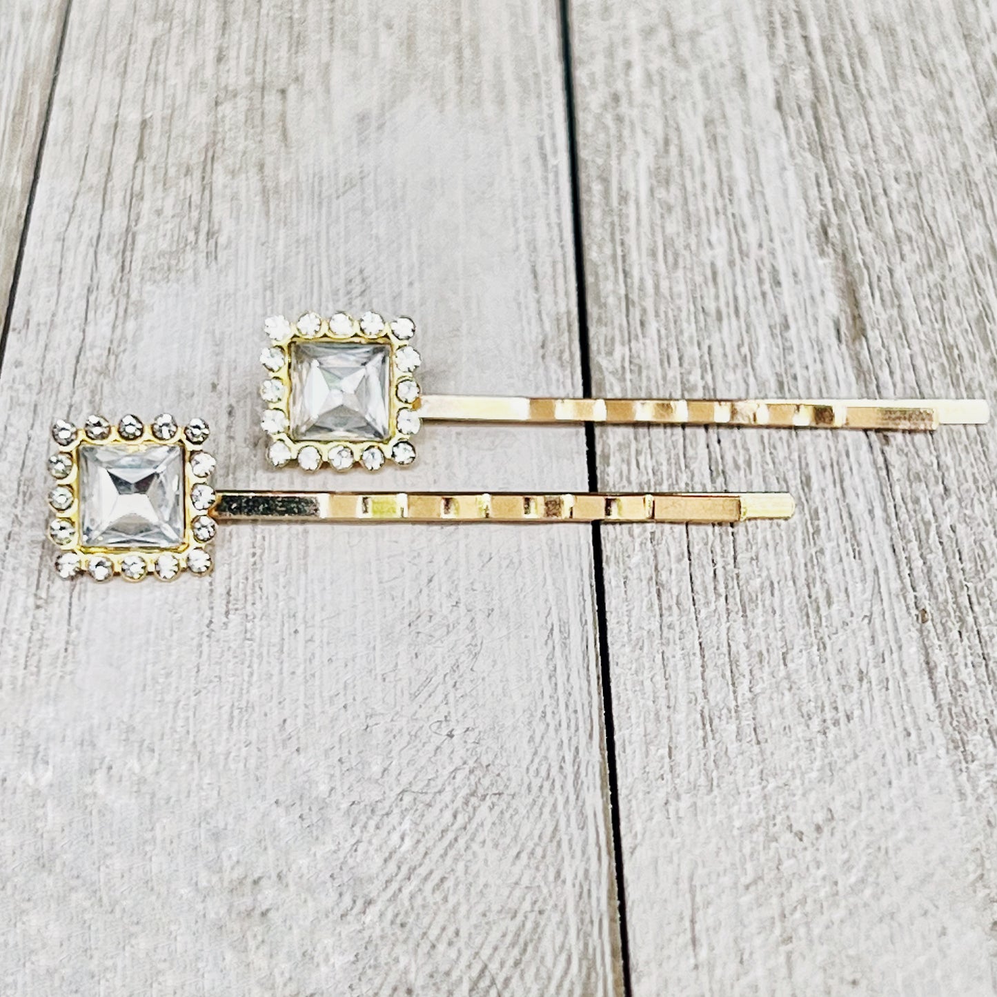 Rhinestone Square Hair Pins Hair Pins For Women Formal Bobby Pins