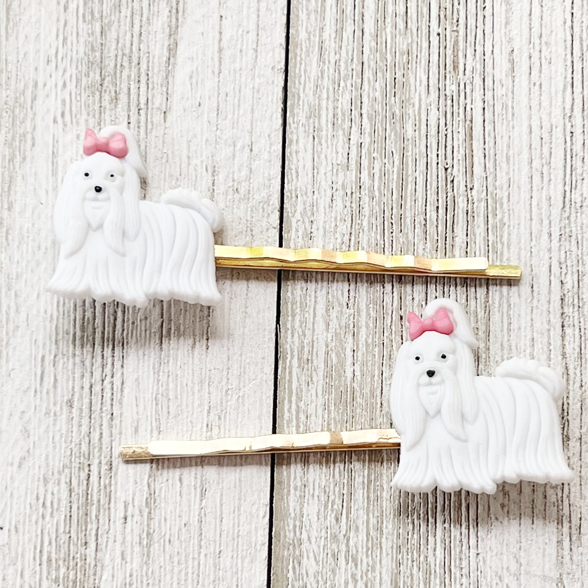 White Dog Hair Pins: Charming Accessories for Dog Lovers