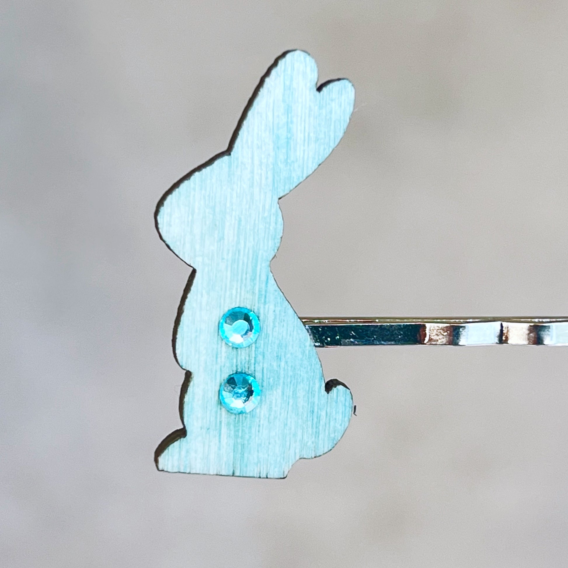 Bunny Rabbit Hair Pins - Easter Hair Accessories | Bunny Bobby Pins for Women's Hairstyles, Set of 3