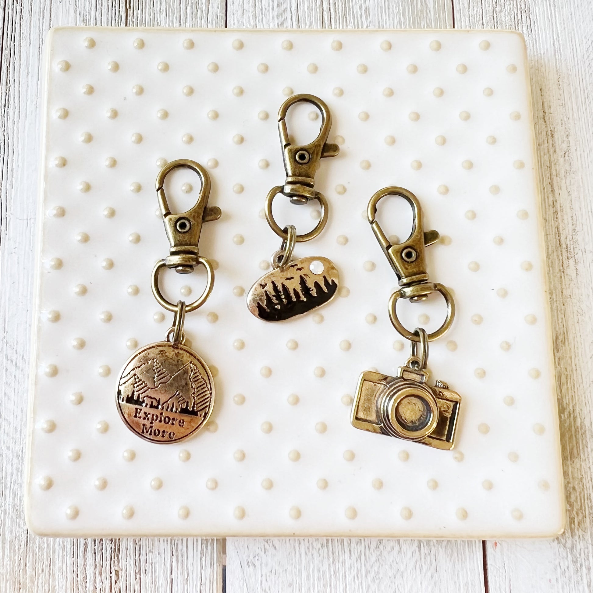 Explore More Zipper Pull Keychain Purse Charms - Adventure-inspired Accessories