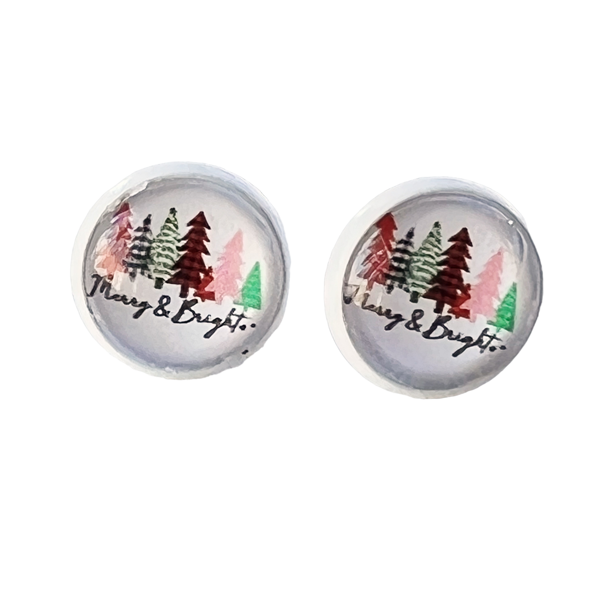 Merry & Bright Christmas Stud Earrings: Festive Accessories to Spark Holiday Cheer