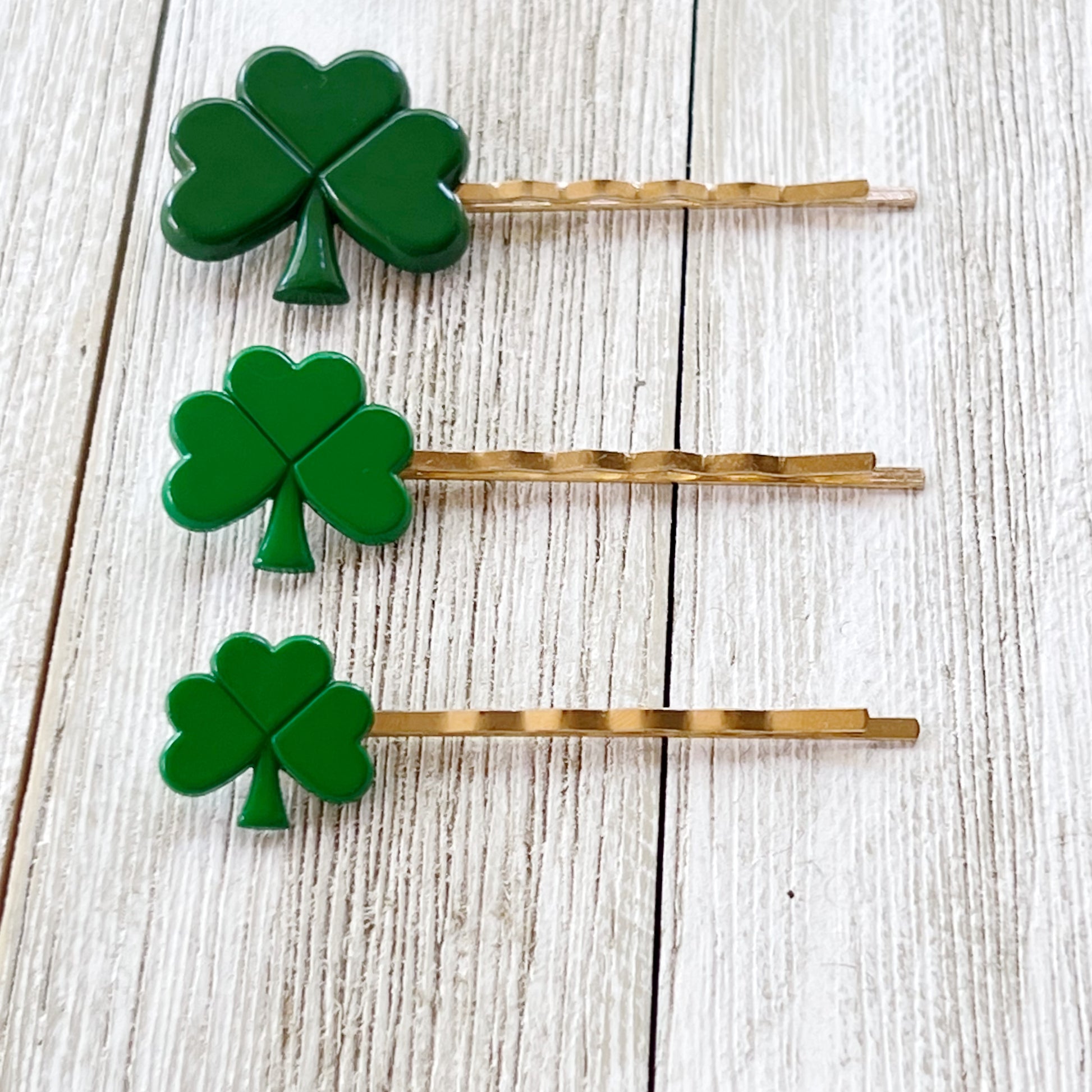 St Patricks Day Hair Pin, Green Flower Hair Pin, Floral Bobby Pin, Women Hair Clip, Decorative Hair Pin, Hair Pin for Women, Womens Barrette