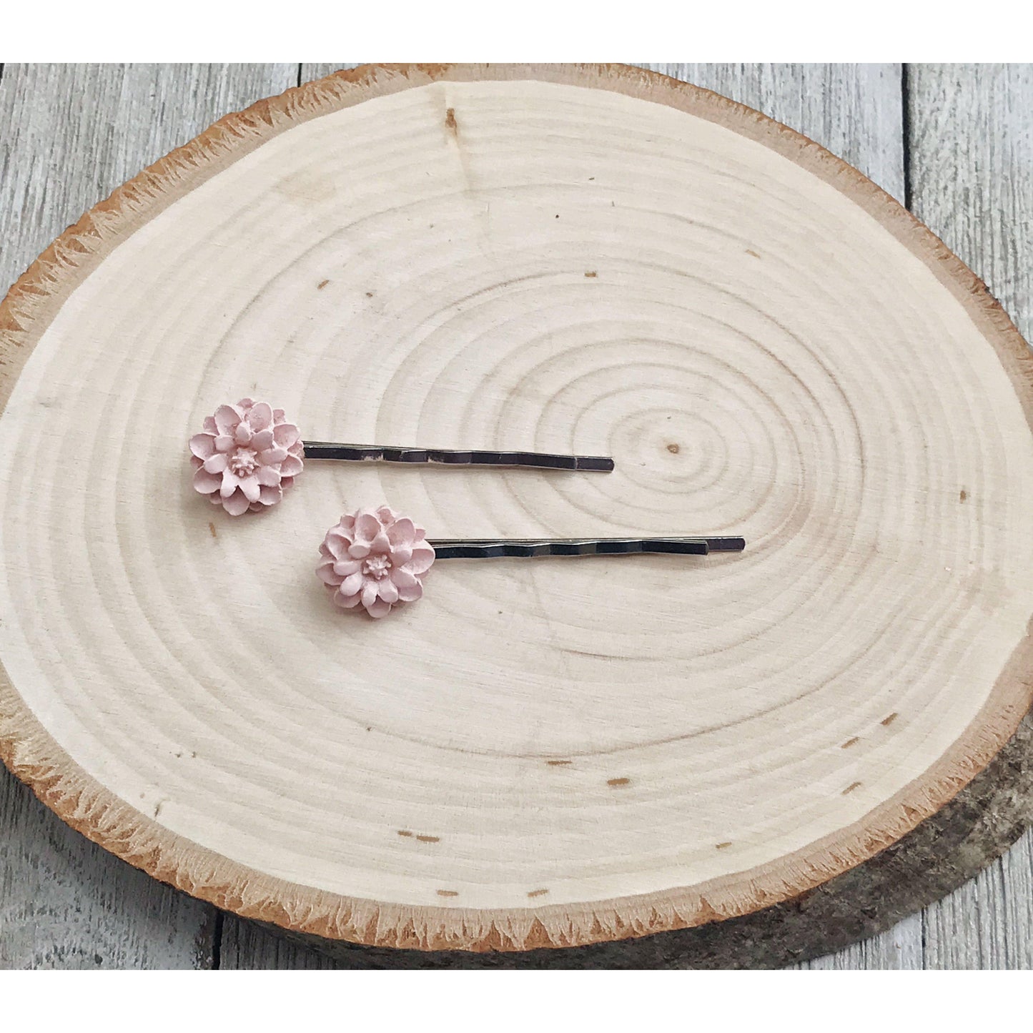 Lavender Pink Flower Hair Pin, Wedding Hair Jewelry, Flower Hair Pin, Bridal Hair Accessories Flower Bobby Pin