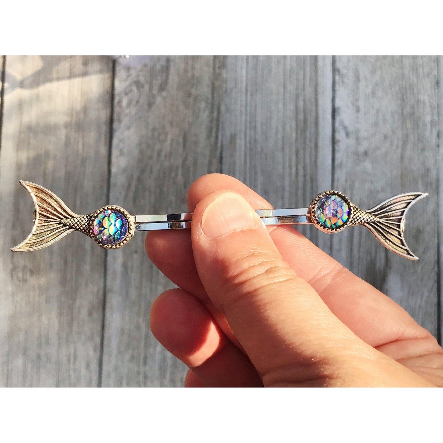 Mermaid Hair Pins, Beach Hair Pins, Mermaid Bobby Pins, Sea Shell Bobby Pins, Womens Hair Clips, Mermaid Tail Hair Pins, Decorative Hair Pin