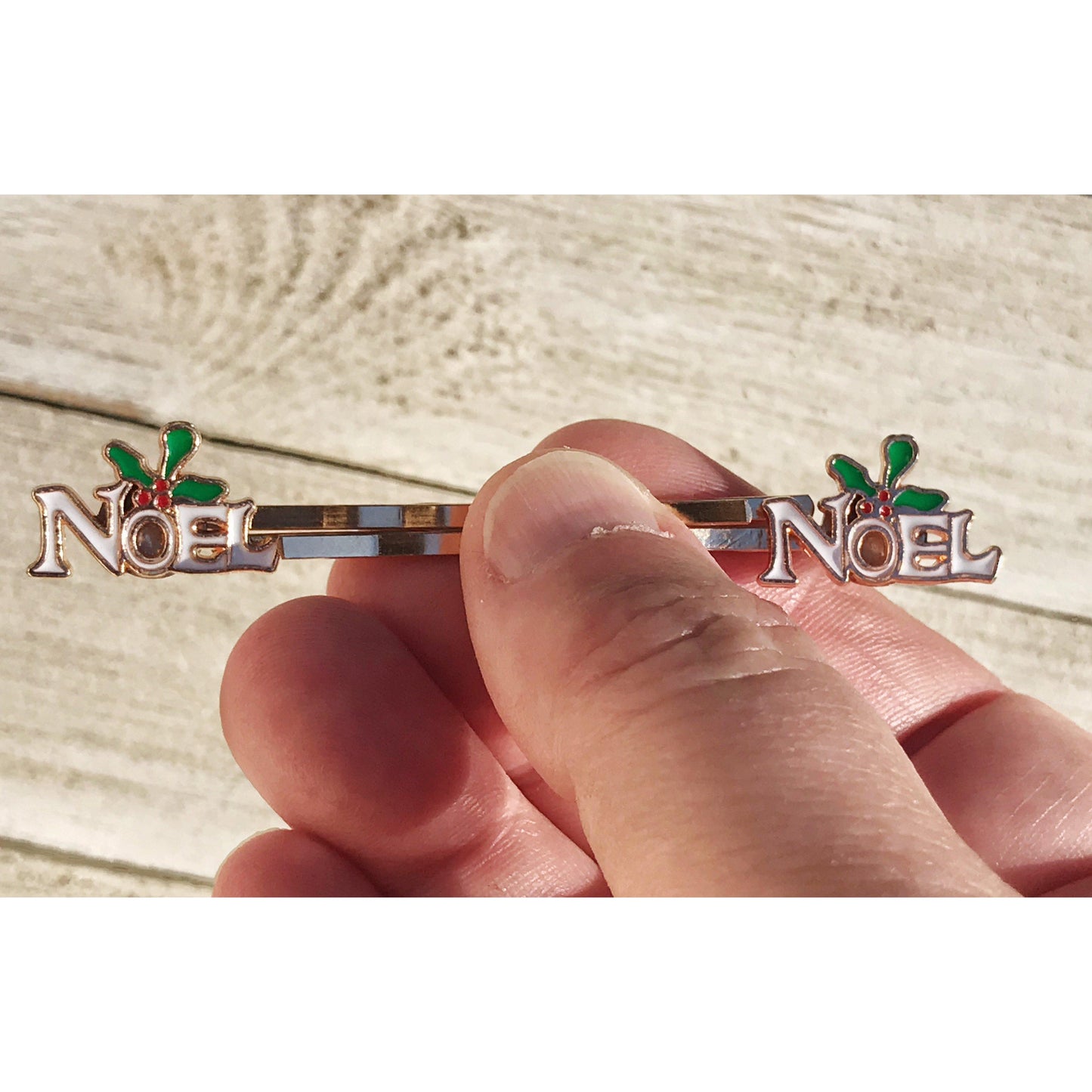 Mistletoe Noel Christmas Hair Pins