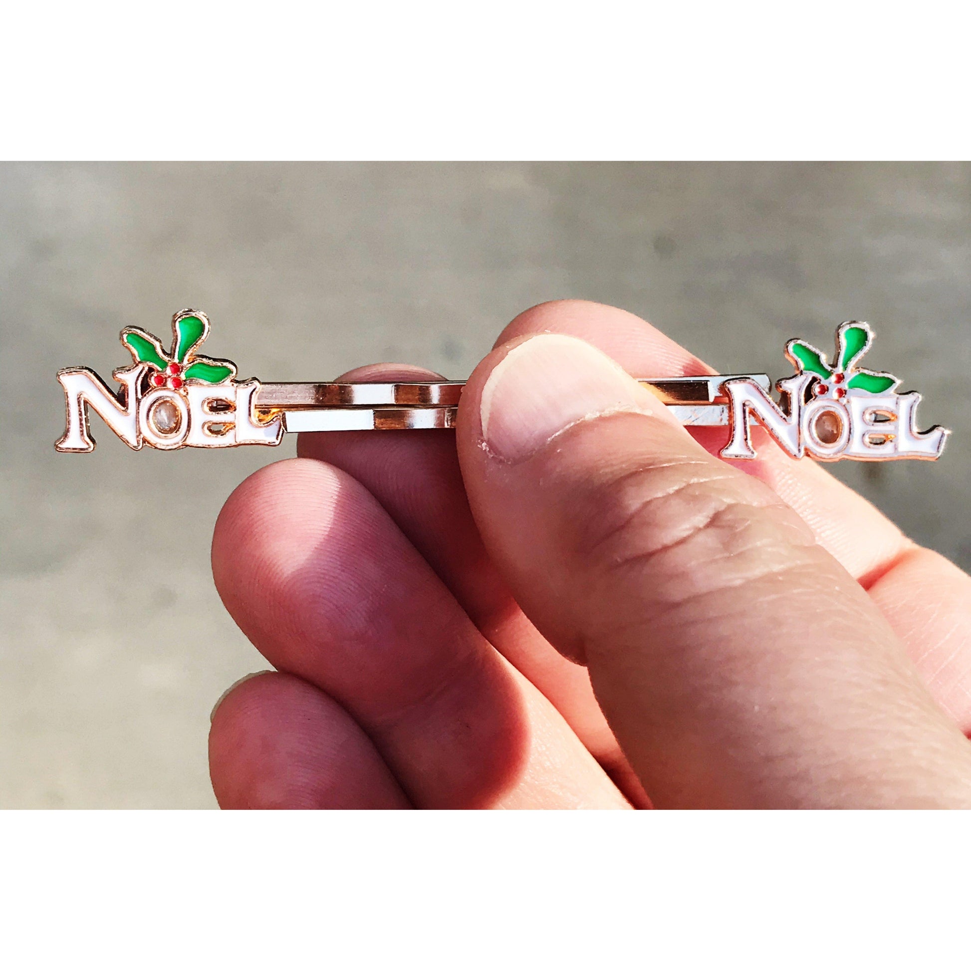 Mistletoe Noel Christmas Hair Pins